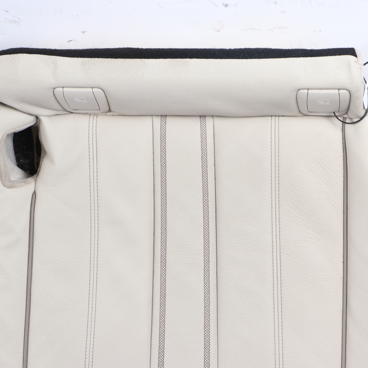 BMW G30 Saloon Rear Seat Bench Cover Trim Elfenbeinweiss Ivory White Leather