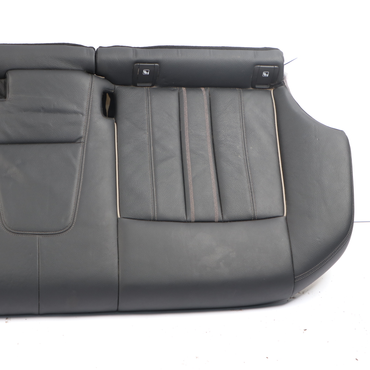 Seat Bench Rear BMW G30 Base Couch Cover Leather Dakota Black Exclusive Seam