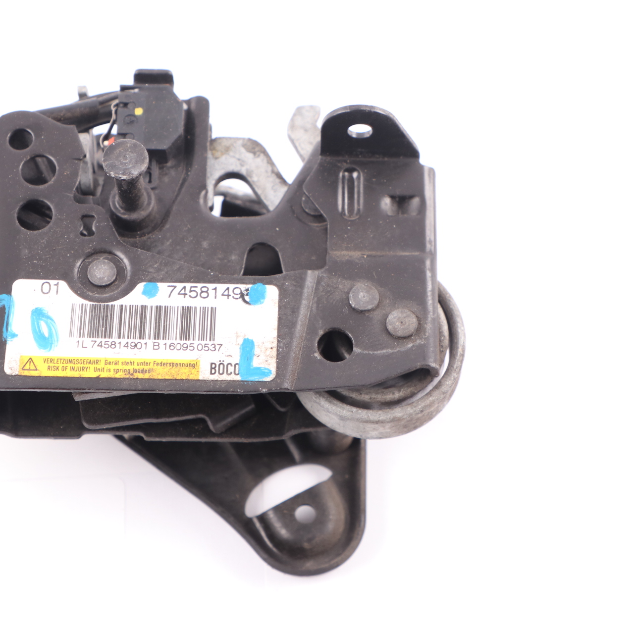 BMW F10 Bonnet Lock Latch Left N/S Active Pedestrian Protection 7458149