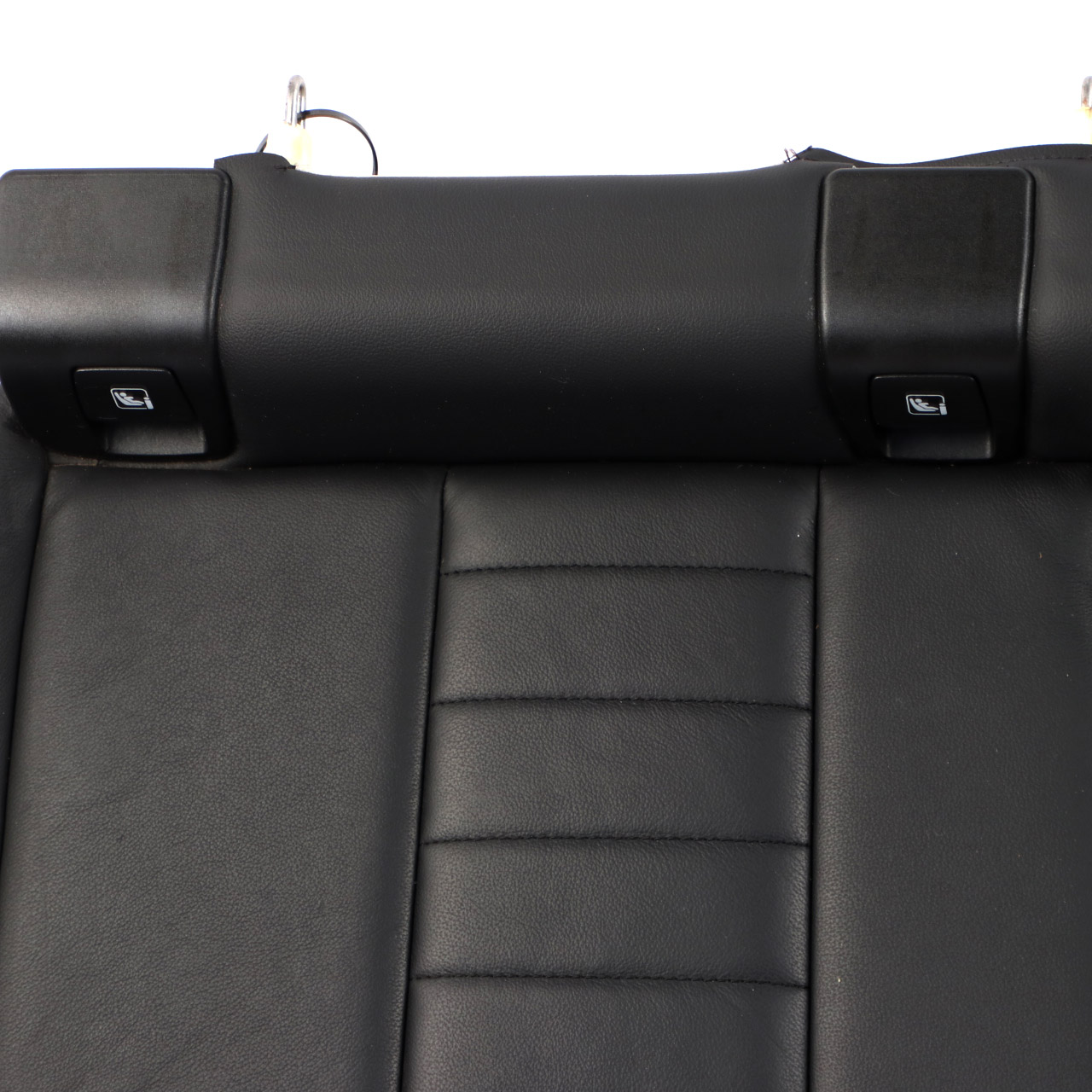 BMW X3 G01 Seat Bench Rear Couch Sofa Covering Black Leather Vernasca