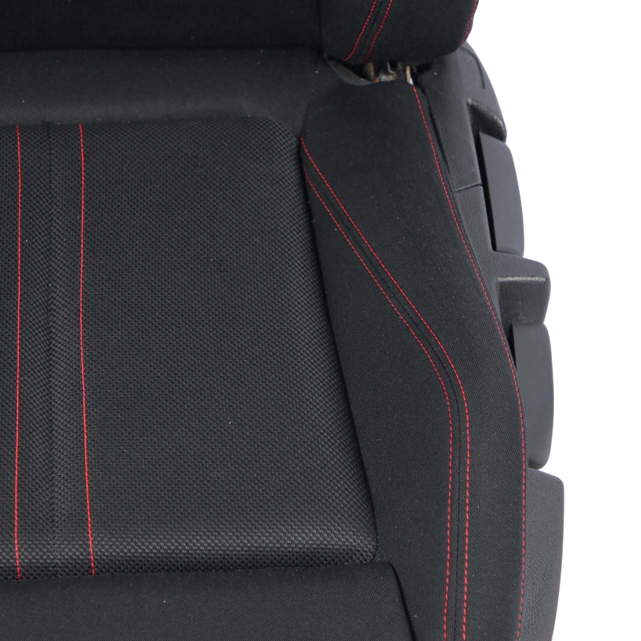 BMW F21 LCI Sport Cloth Fabric Anthracite Red Front Left N/S Seat