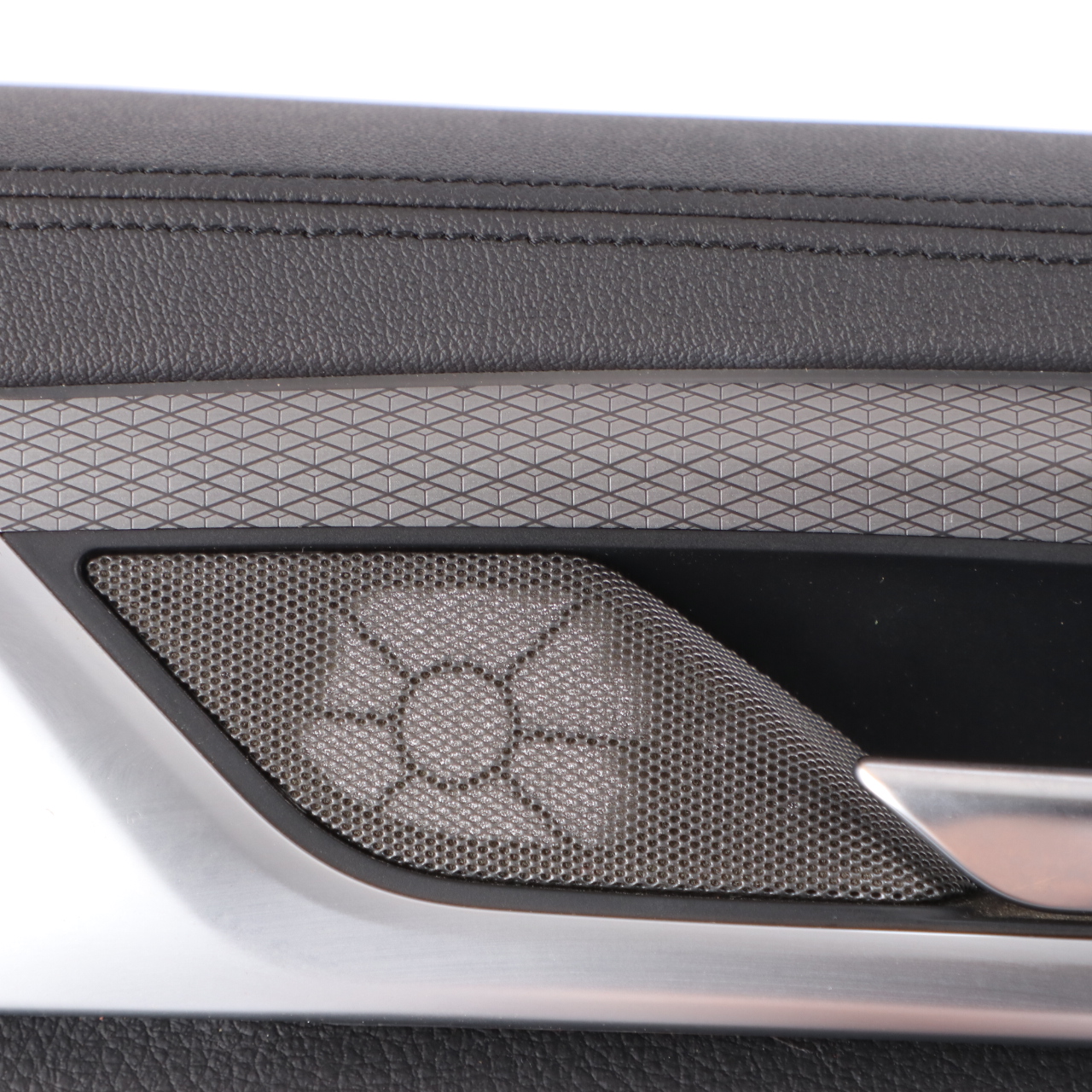 Door Card BMW G30 Rear Right O/S Door Lining Trim Leather Dakota Black HiFi