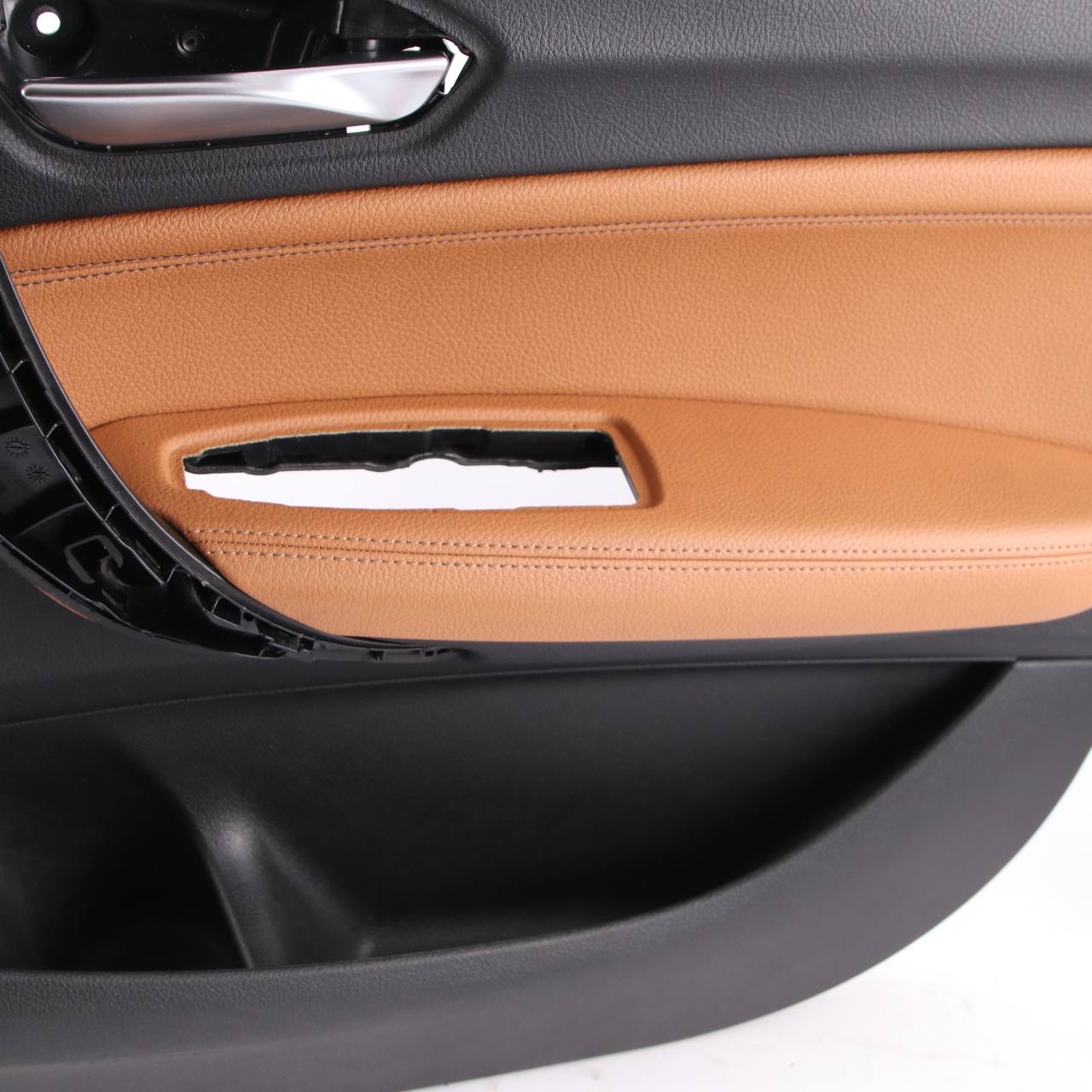 BMW F20 Door Card Trim Front Right O/S Lining Leather Dakota Cognac Brown