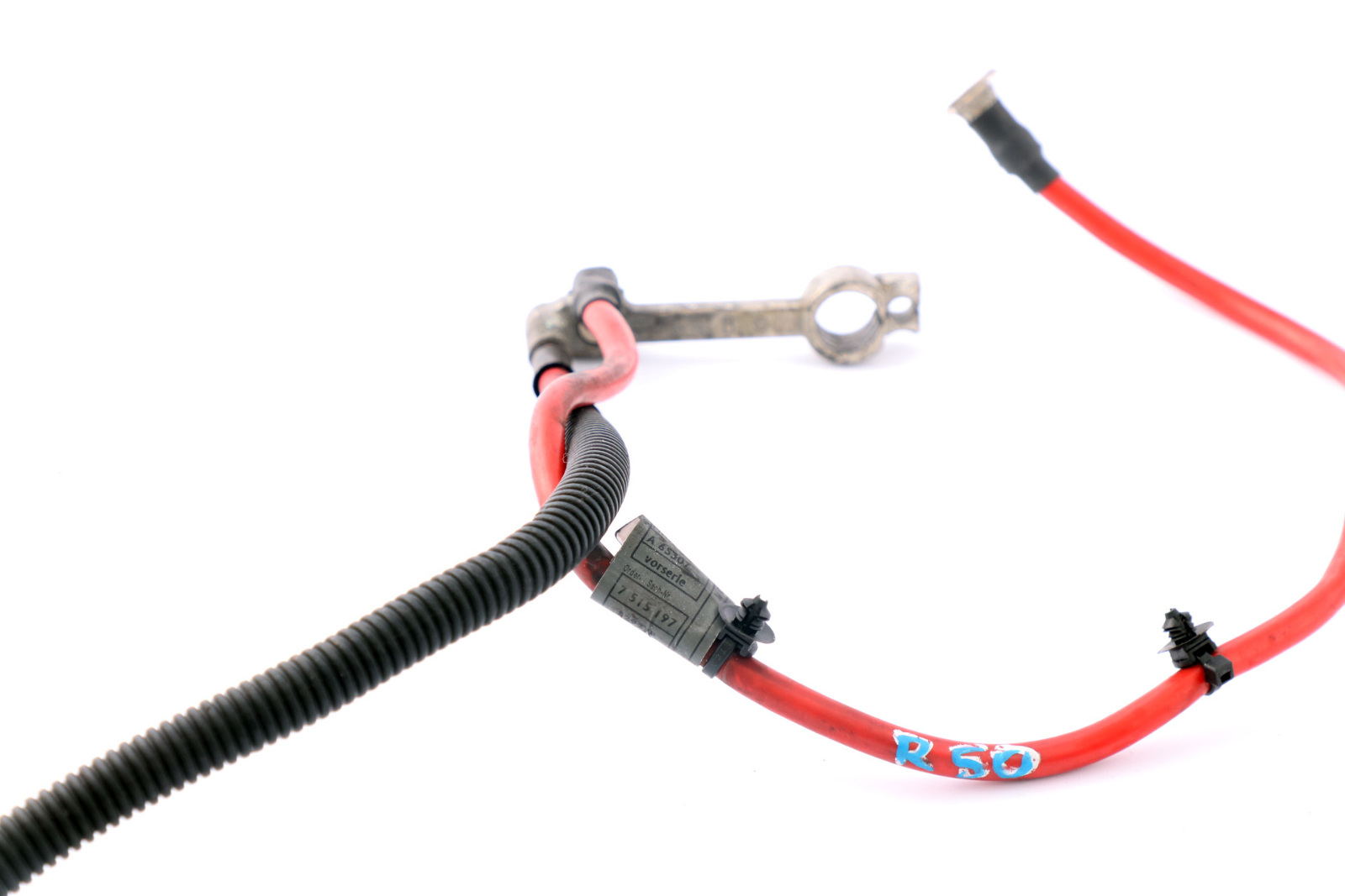 BMW Mini Cooper One R50 W10 Battery Cable Plus Pole 7515197