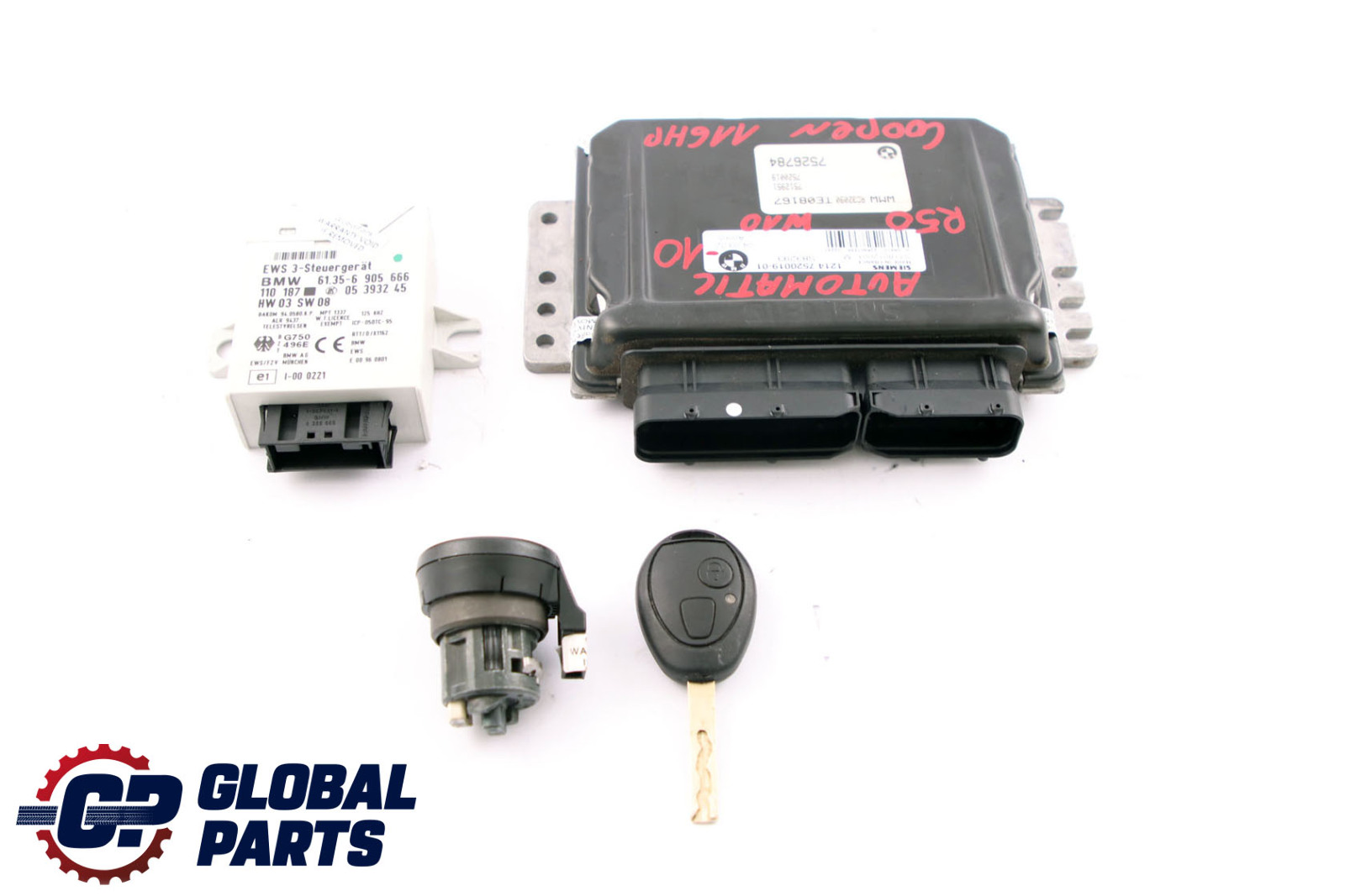 MINI Cooper R50 W10 116HP Engine ECU Kit DME 7520019 + EWS3 + Key Automatic