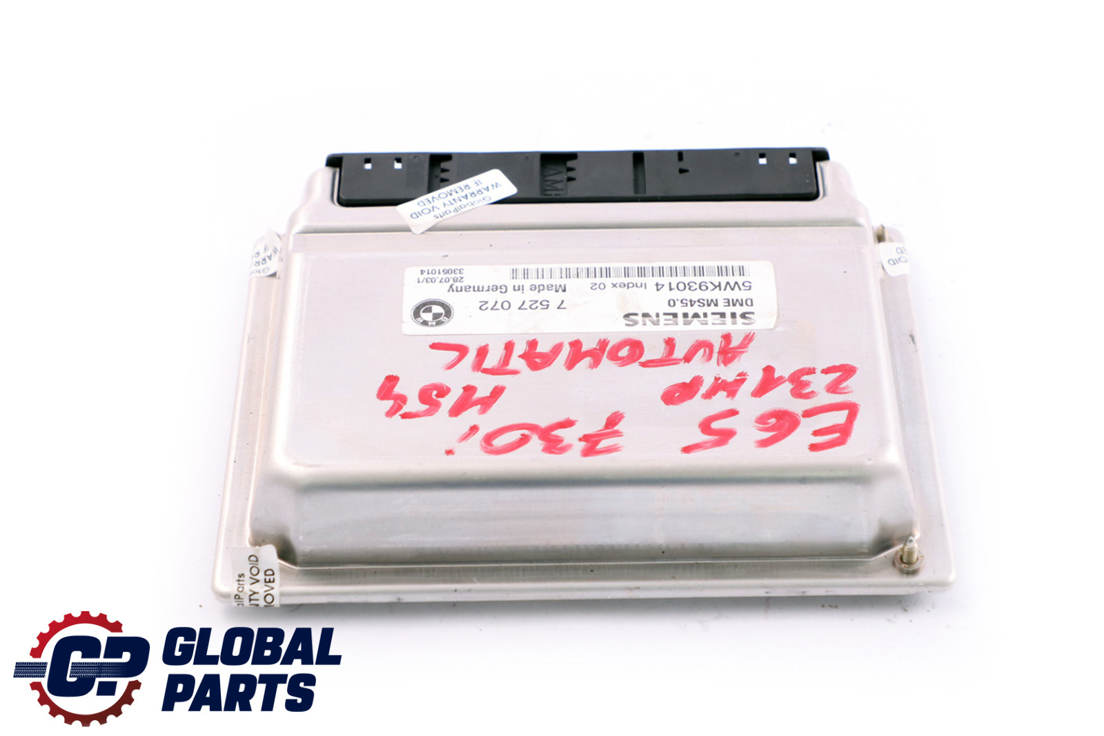 BMW E60 E65 Petrol 530i 730i M54 Engine Control Unit DME 7527072 Automatic