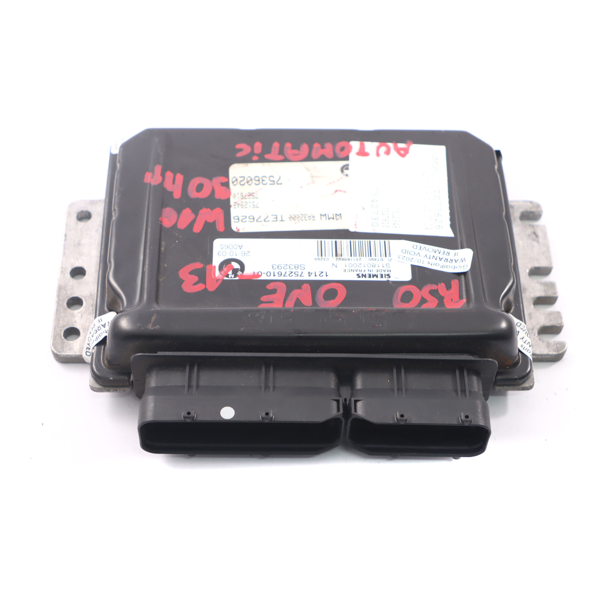 MINI One R50 W10 90HP Engine ECU Control Unit Module DME 7527610 Automatic