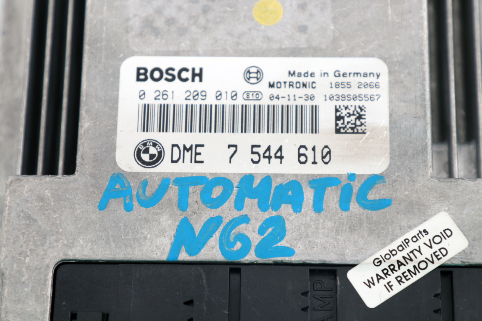 BMW X5 E53 E60 E65 N62 ECU Basic Control Unit DME 7544610 Automatic