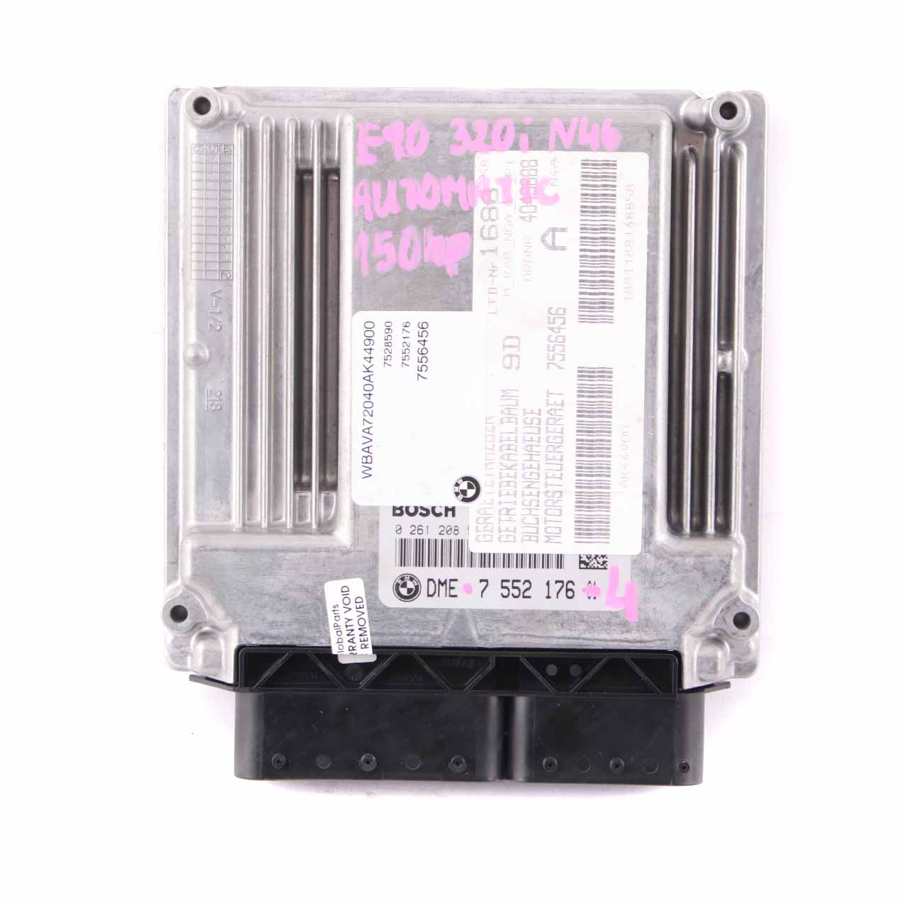 BMW E87 E90 120i 320i N46 ECU Engine Control Kit DME 7552176 CAS2 Key Automatic