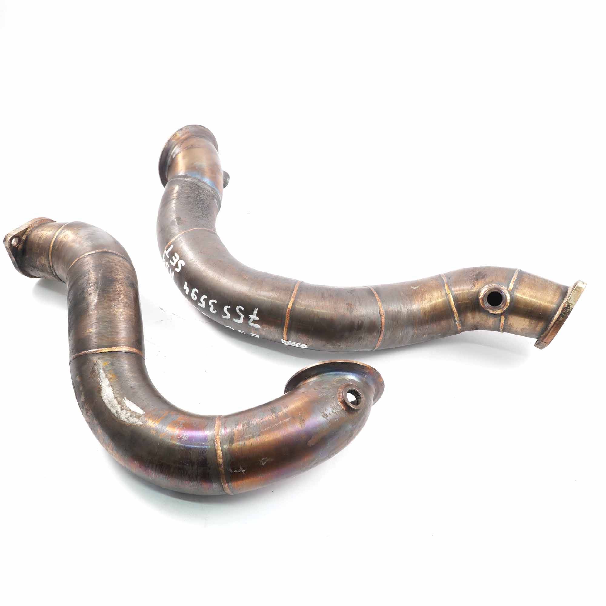 Downpipe Set BMW E82 E88 E90 E91 135i 335i N54 Exhaust Catalytic Pipes EVOLVE