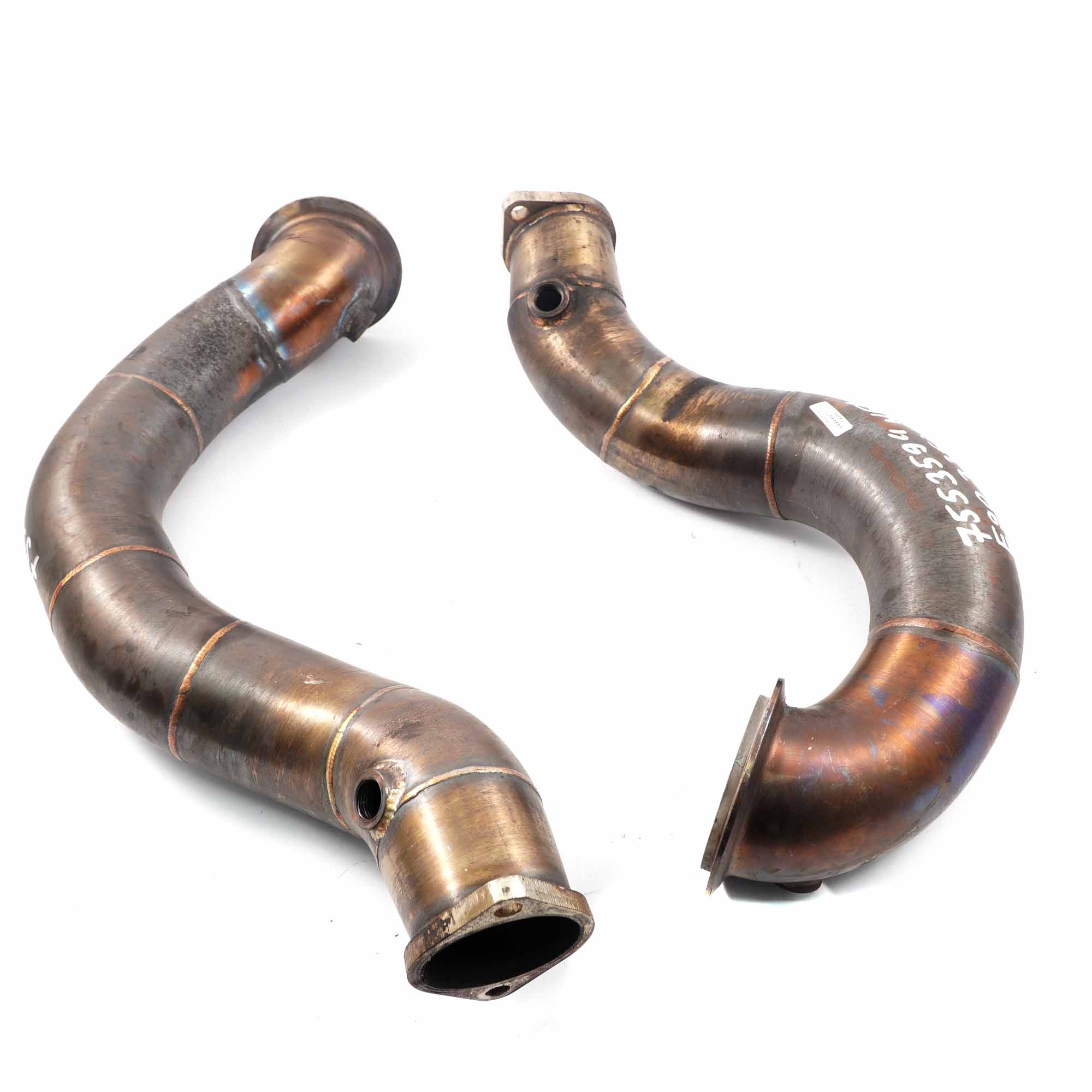 Downpipe Set BMW E82 E88 E90 E91 135i 335i N54 Exhaust Catalytic Pipes EVOLVE