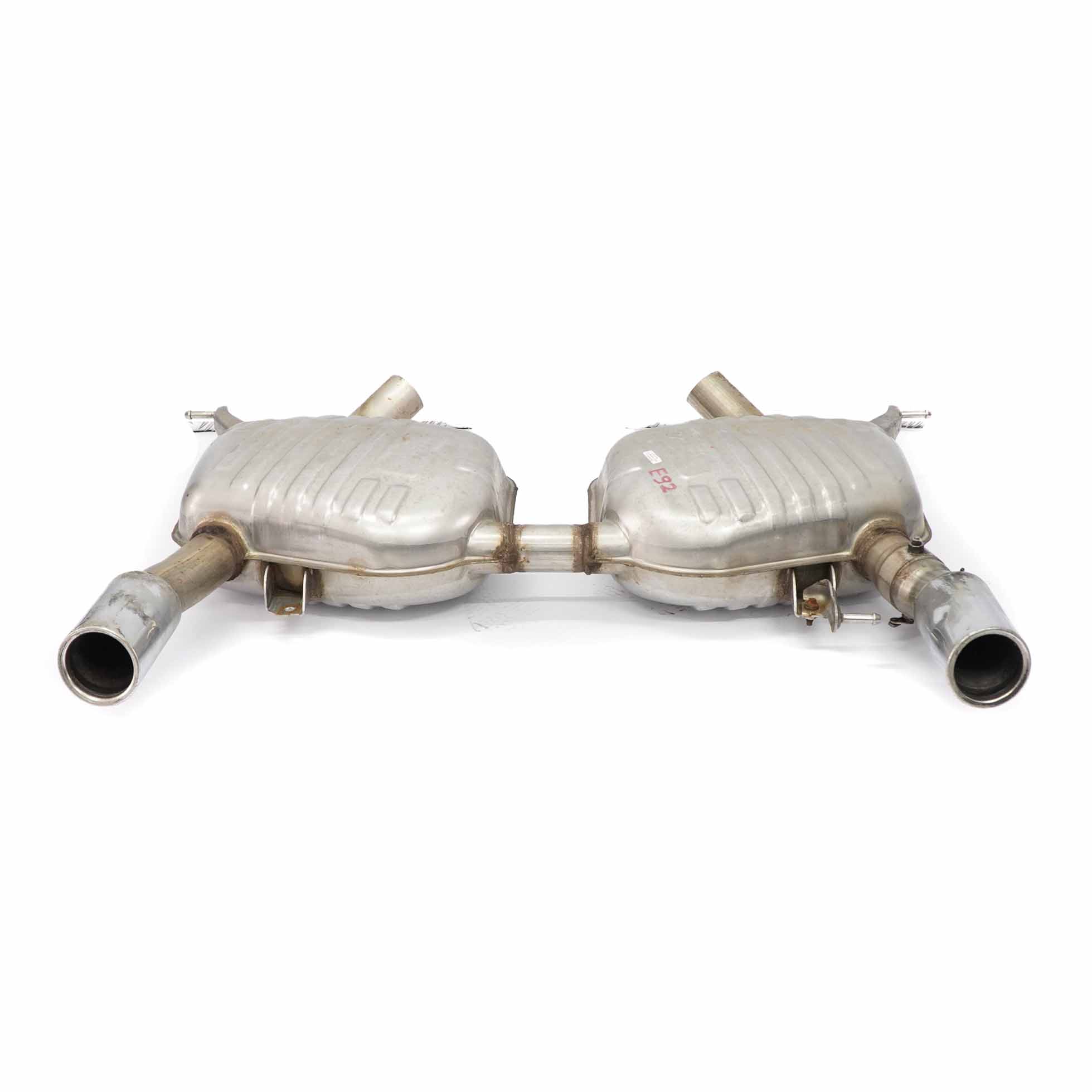 Rear Exhaust Silencer BMW E92 E93 335i Muffler Box Double Pipe 7553612 7553613