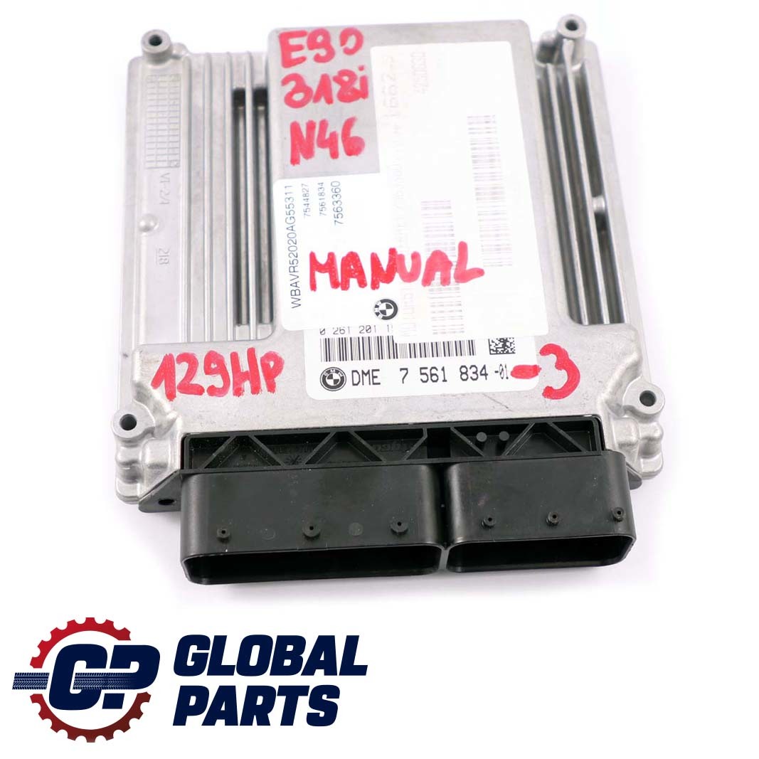 BMW 1 3 Series E87 E90 N46 118i 318i 129HP ECU KIT DME CAS2 Key 7561834 Manual