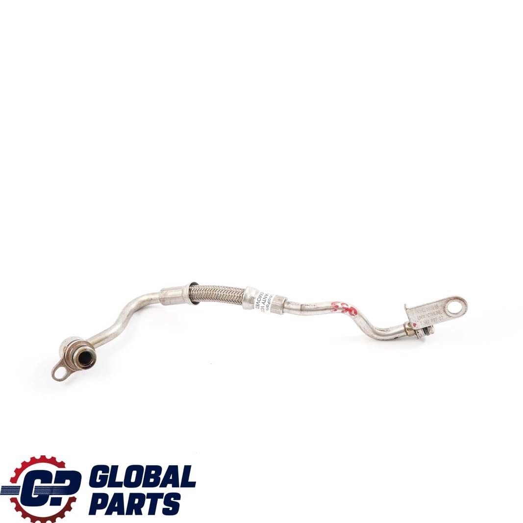 BMW 1 3 E82 E90 E92 N54 135i 335i Turbocharger Oil Inlet Pipe Line 1-3 7562797