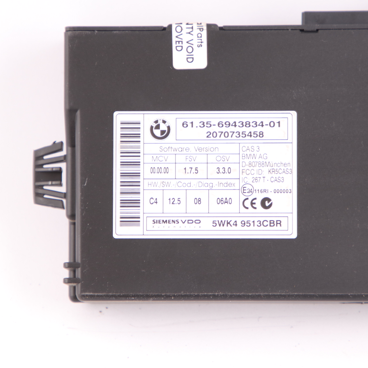 BMW 1 3 Series E87 E90 E91 N46 118i 318i ECU Kit DME 7565300 CAS3 Key Manual