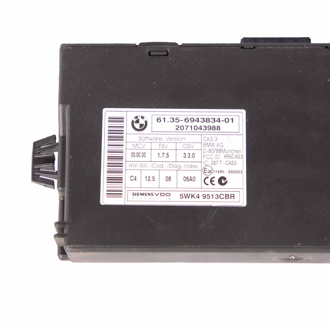 BMW E87 E60 E90 130i 330i 530i N52 ECU Kit DME 7567178 CAS3 Key Automatic