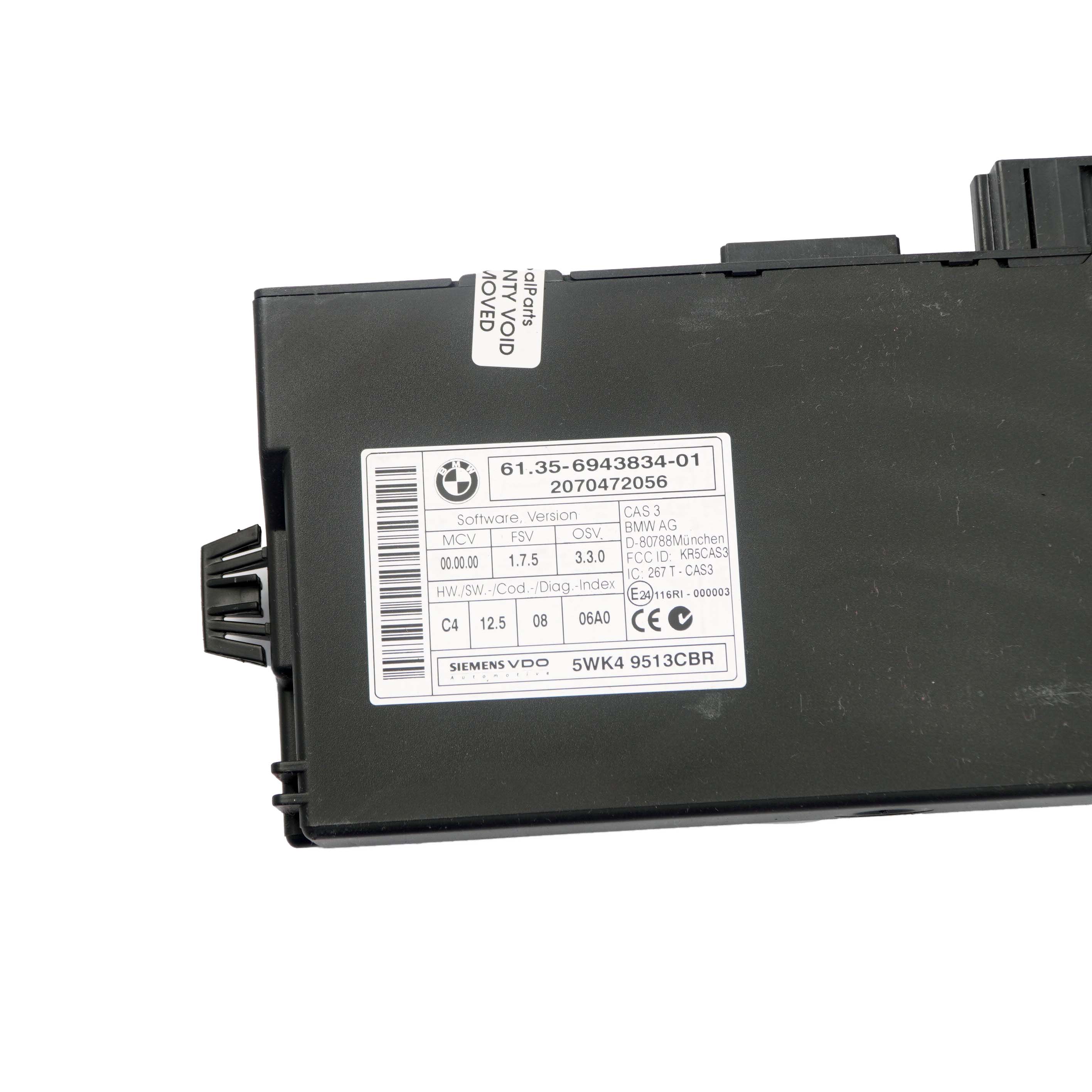 BMW 3 5 Series E60 E90 325i 525i N52 218HP DME ECU 7567178 Kit CAS3 Key Manual