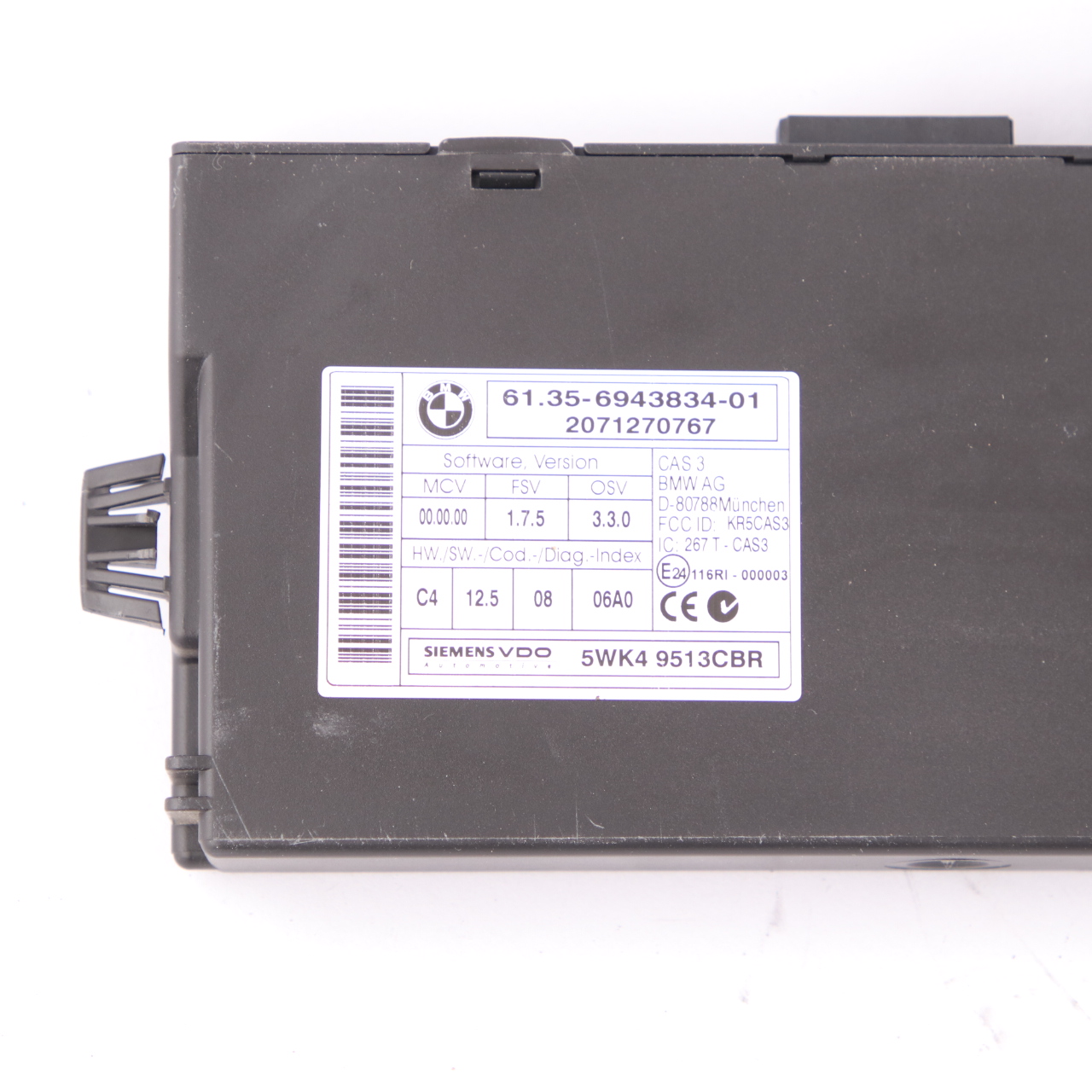 BMW E81 E87 LCI E90 116i 316i 1.6 N45N ECU Kit DME 7567321 + CAS3 + Key Manual