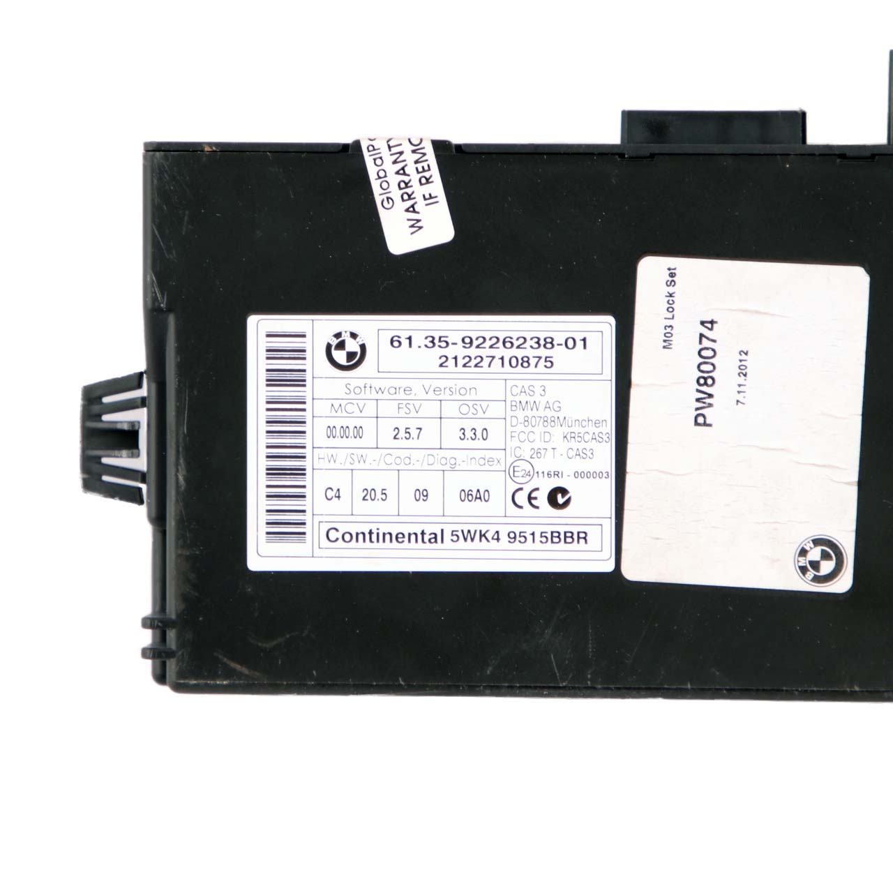 BMW E90 E91 E92 335i Petrol N54 ECU Kit Control Unit DME 7568842 CAS3 Key Manual