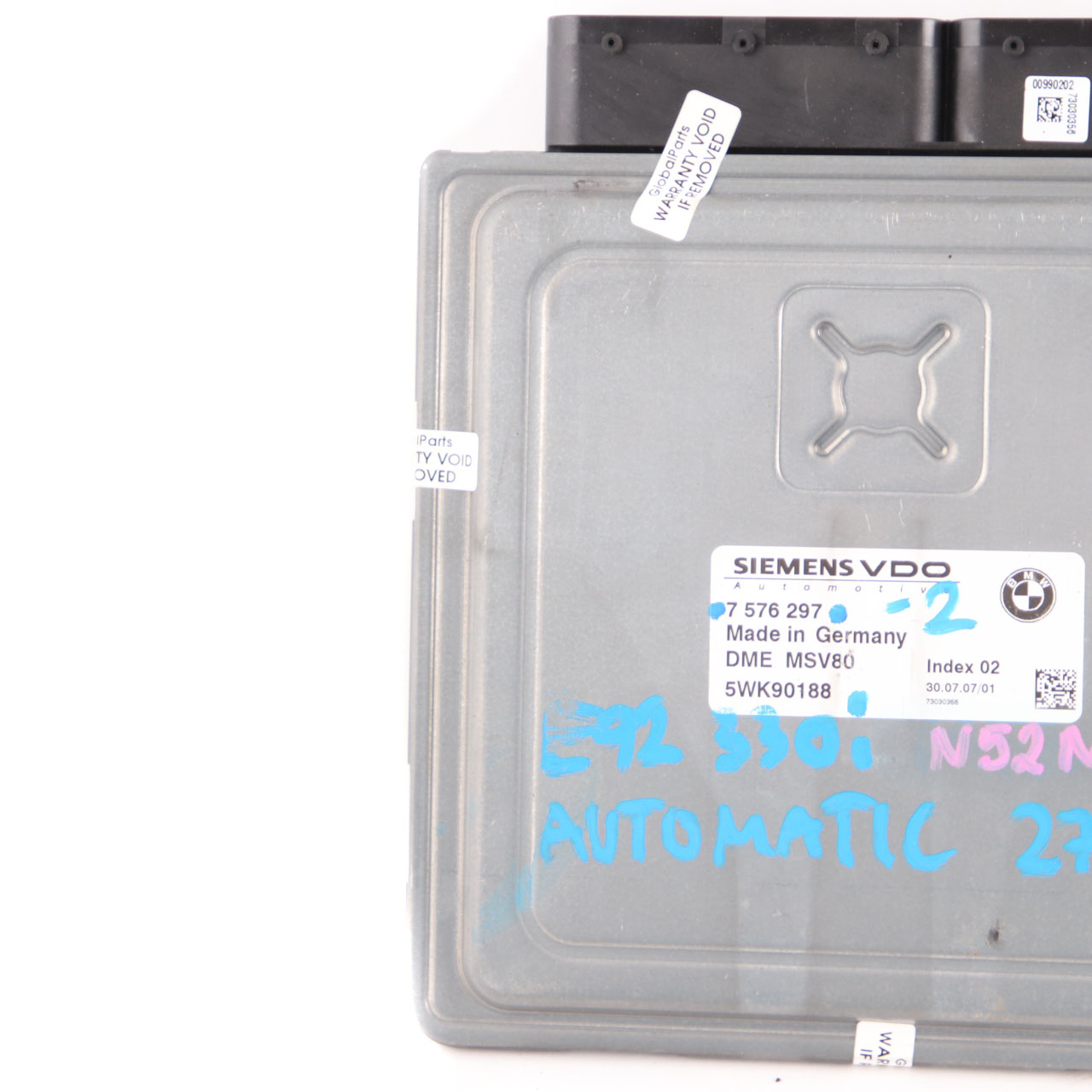 BMW E90 E92 330i 272HP N52N Engine Control Unit ECU DME 7576297 Automatic