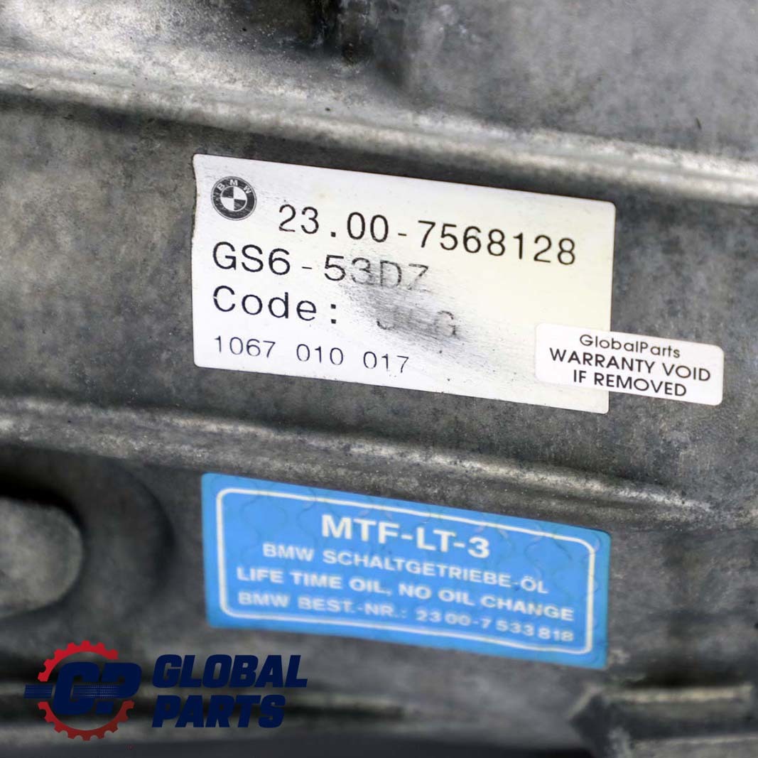 BMW E81 E82 E87 LCI E88 123d N47S Manual Gearbox GS6-53DZ G017 7568128 WARRANTY