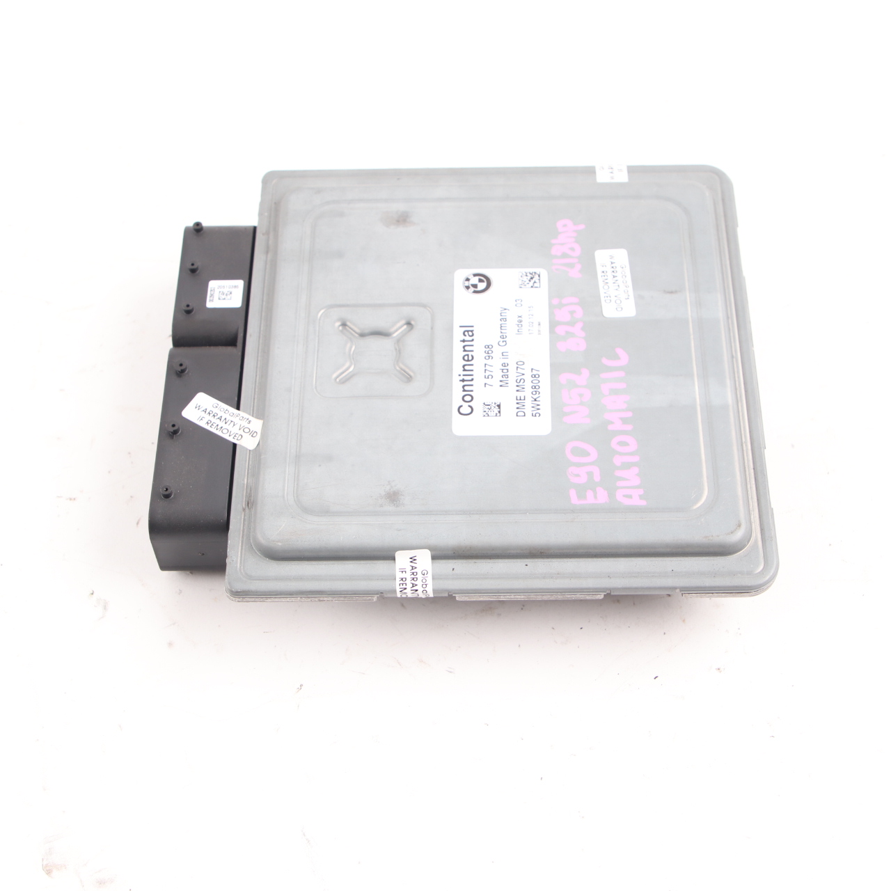 BMW E60 E61 E90 E91 N52 325i 525i Engine Control Unit ECU DME 7577968 Automatic