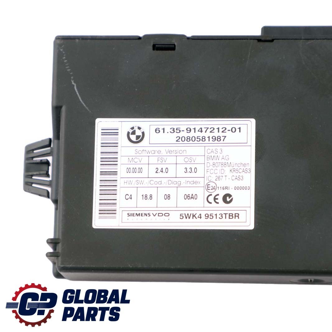 £BMW E81 E87 LCI 116i 1.6 Petrol N43 ECU Kit DME 7579142 CAS3 + Key Automatic