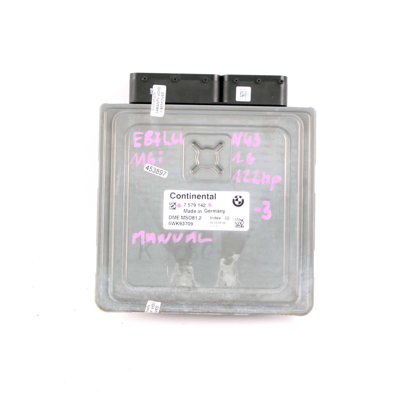 BMW E81 E87 LCI 116i 1.6 Petrol N43 ECU Control Kit DME 7579142 CAS3 Keys Manual