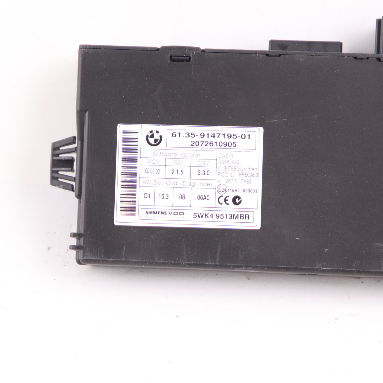 BMW E90 E91 LCI 325i N53 218HP Engine ECU Kit DME 7583332 CAS3 + Keys Manual