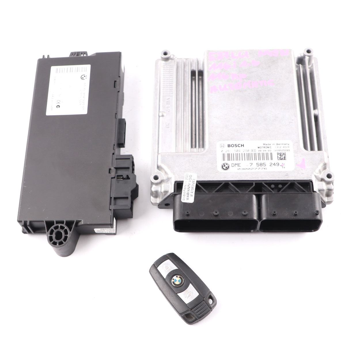 BMW E87 LCI E90 116i 316i 1.6 N45N ECU Kit DME 7585249 + CAS3 + Key Automatic