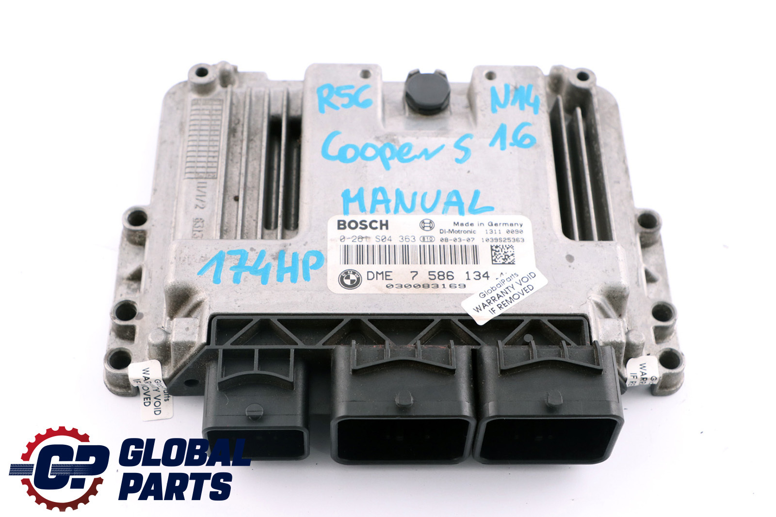 Mini Cooper S R55 R56 R57 N14 1.6 ECU Basic Control Unit DME 7586134 Manual