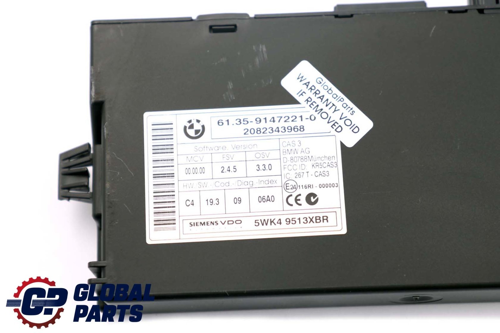 Mini Cooper S R55 R56 N14 1.6 174HP ECU Kit DME 7587548 CAS3 + Key Manual