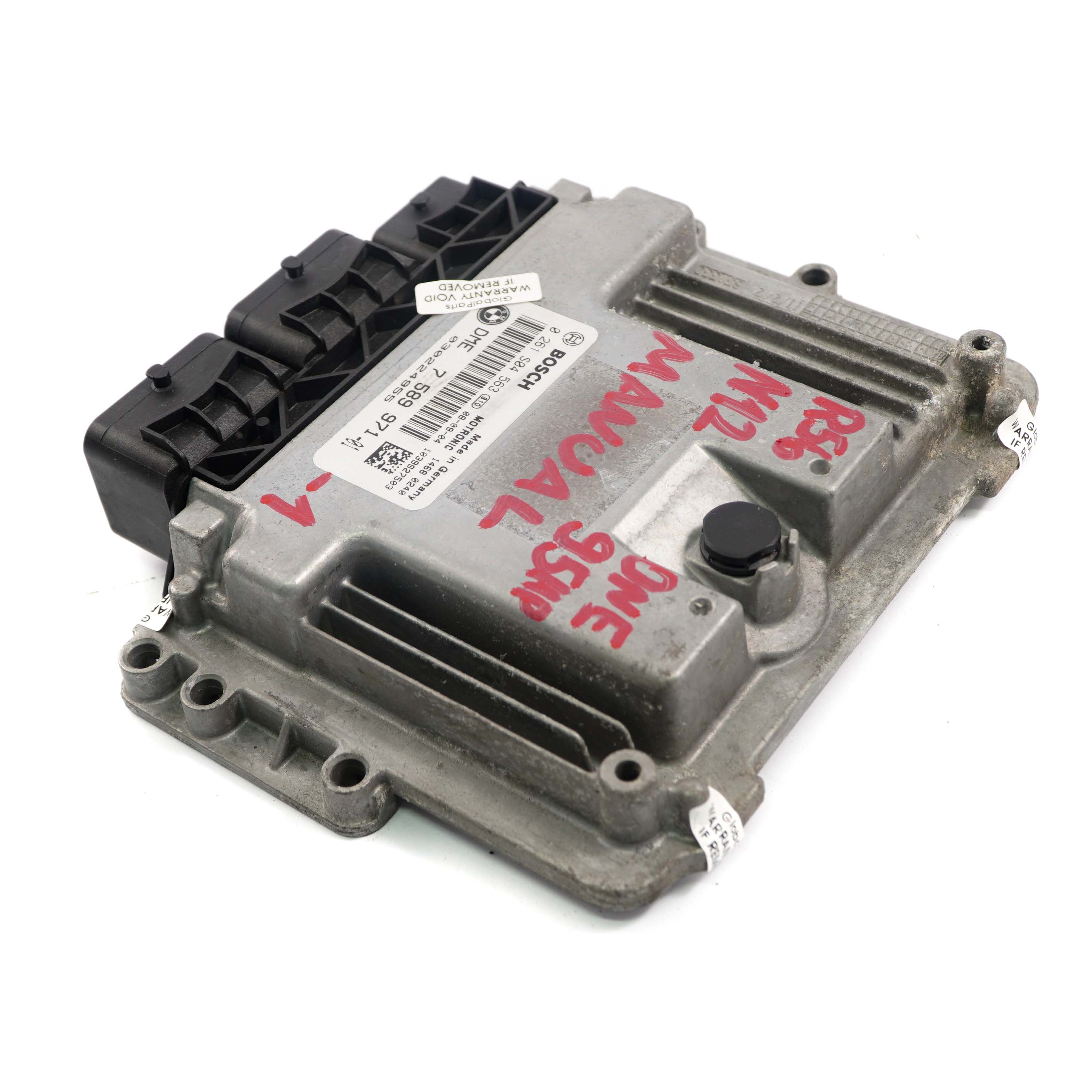 Mini One R55 R56 N12 1.4 95HP ECU Engine Control Unit DME 7589971 