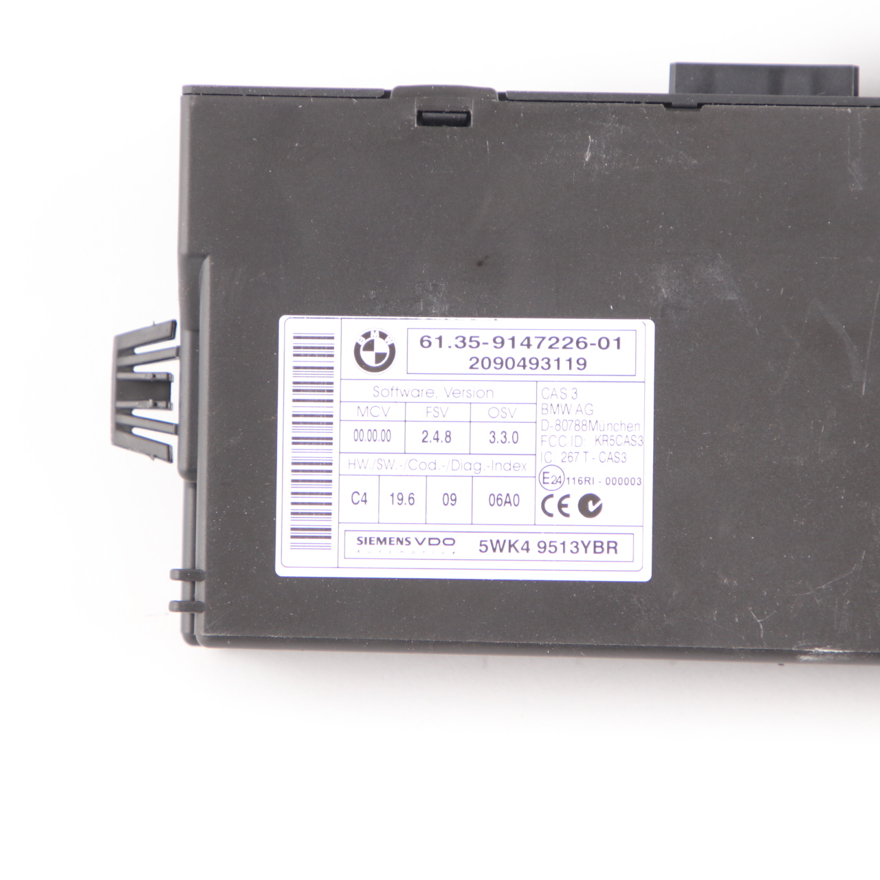 BMW E81 E87 LCI N43 116i 2.0 122HP ECU Control Unit Kit DME 7595179 CAS3 + Key