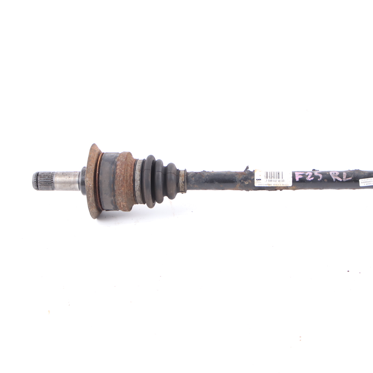 Drive Shaft BMW X3 F25 X4 F26 Output Shaft Rear Axle Left N/S 7598037