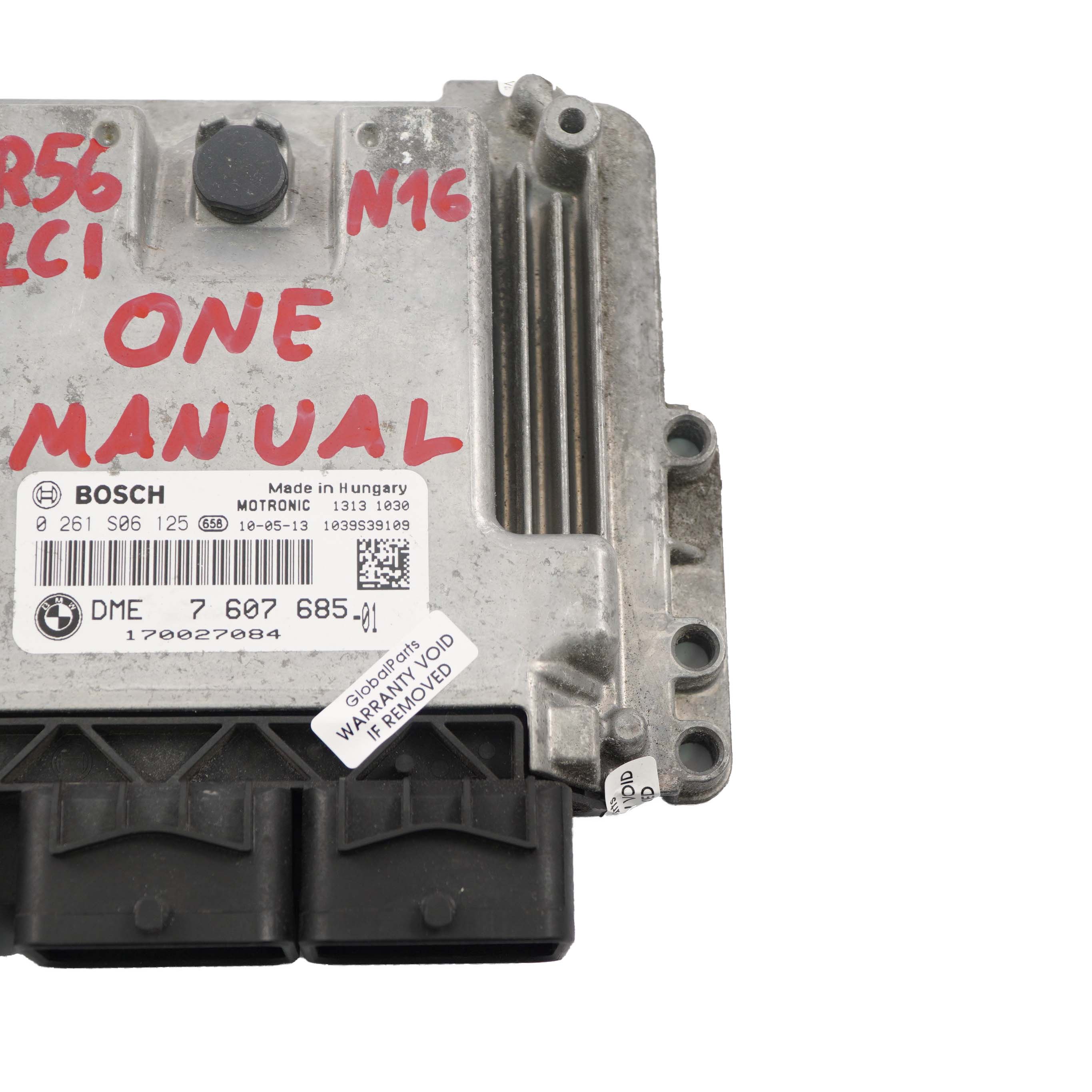 Mini One R56 LCI R60 N16 98HP Petrol Engine ECU DME 7607685 Control Unit Manual