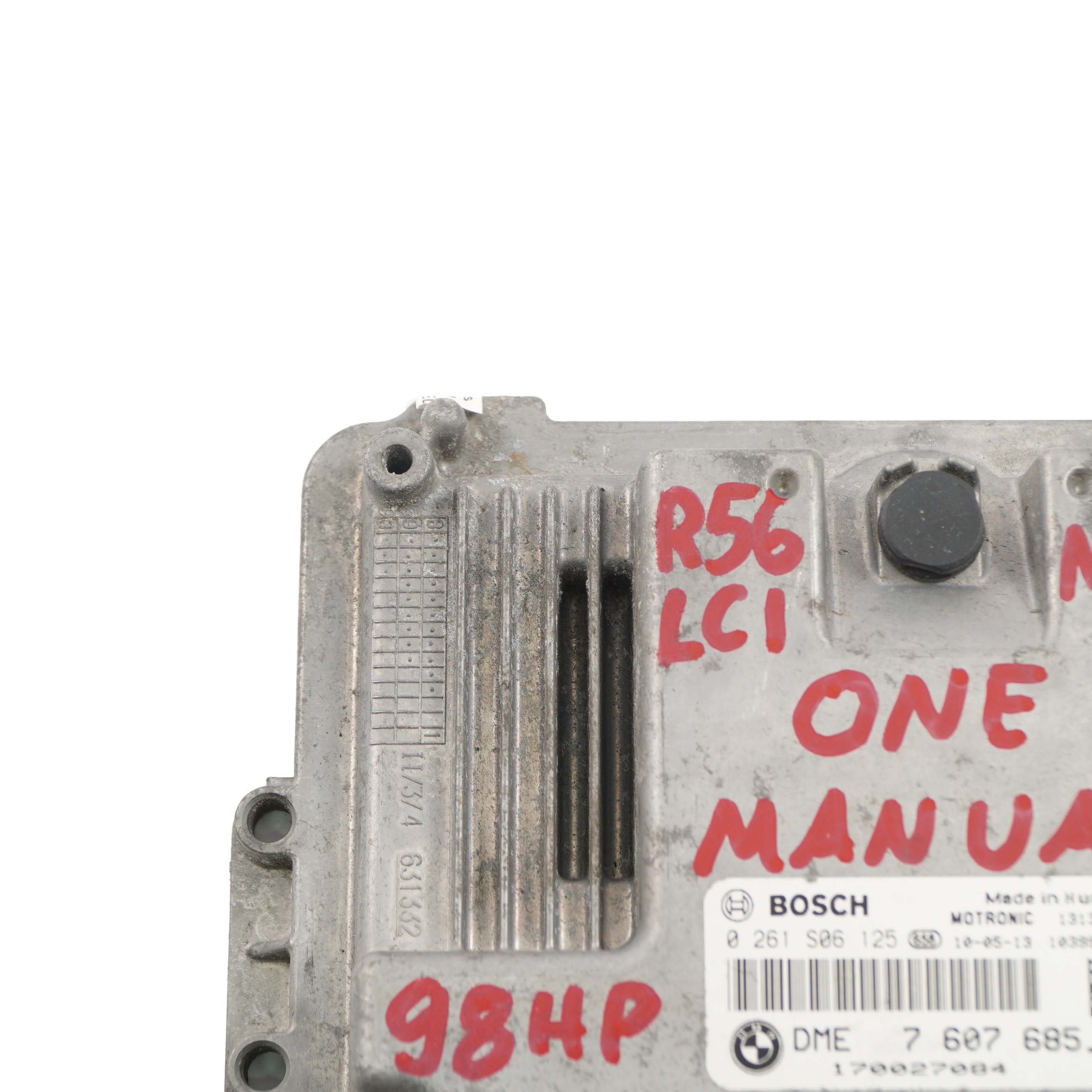 Mini One R56 LCI R60 N16 98HP Petrol Engine ECU DME 7607685 Control Unit Manual