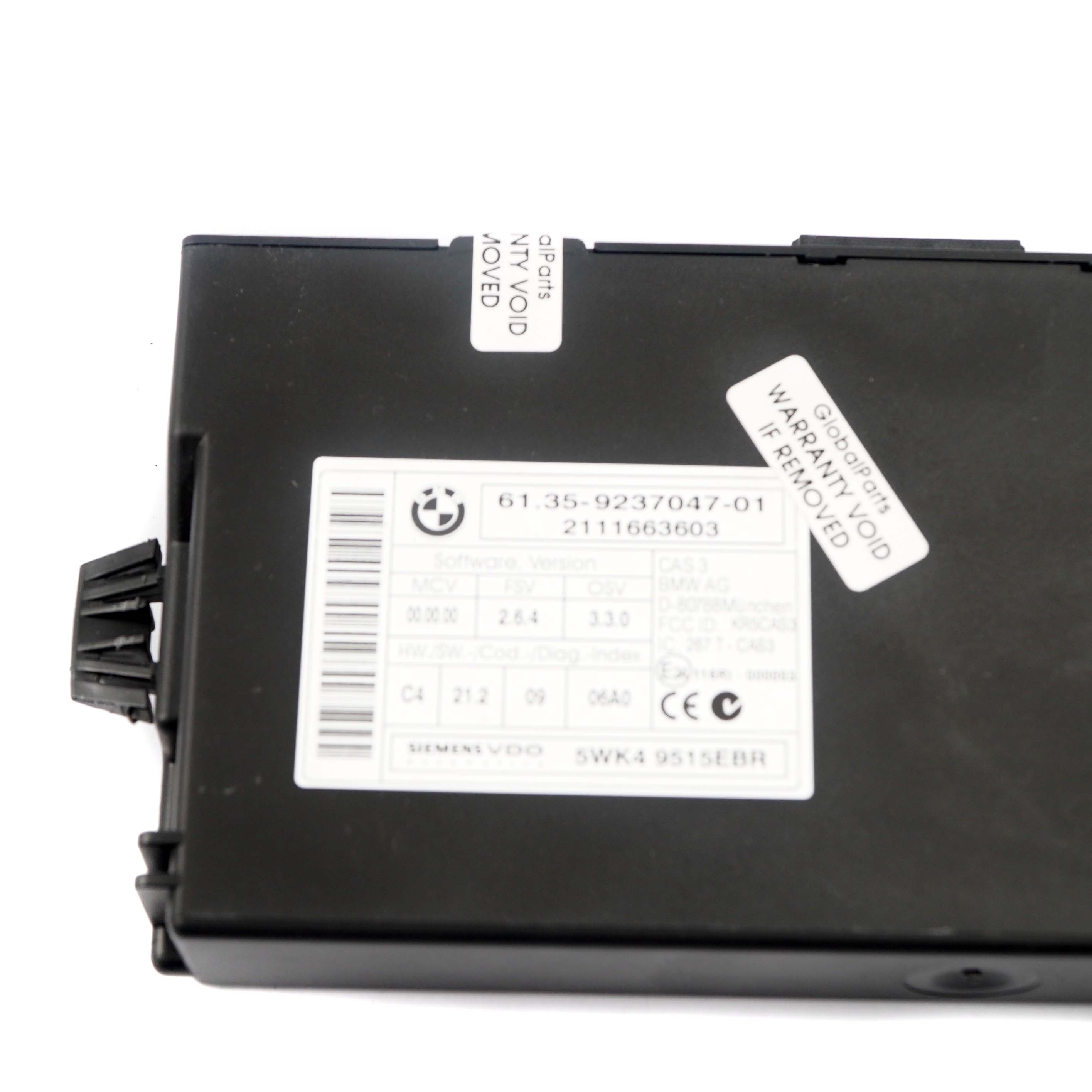 BMW E81 E87 LCI E90 N43 118i 318i ECU Kit DME CAS3 Key 7621178 Manual