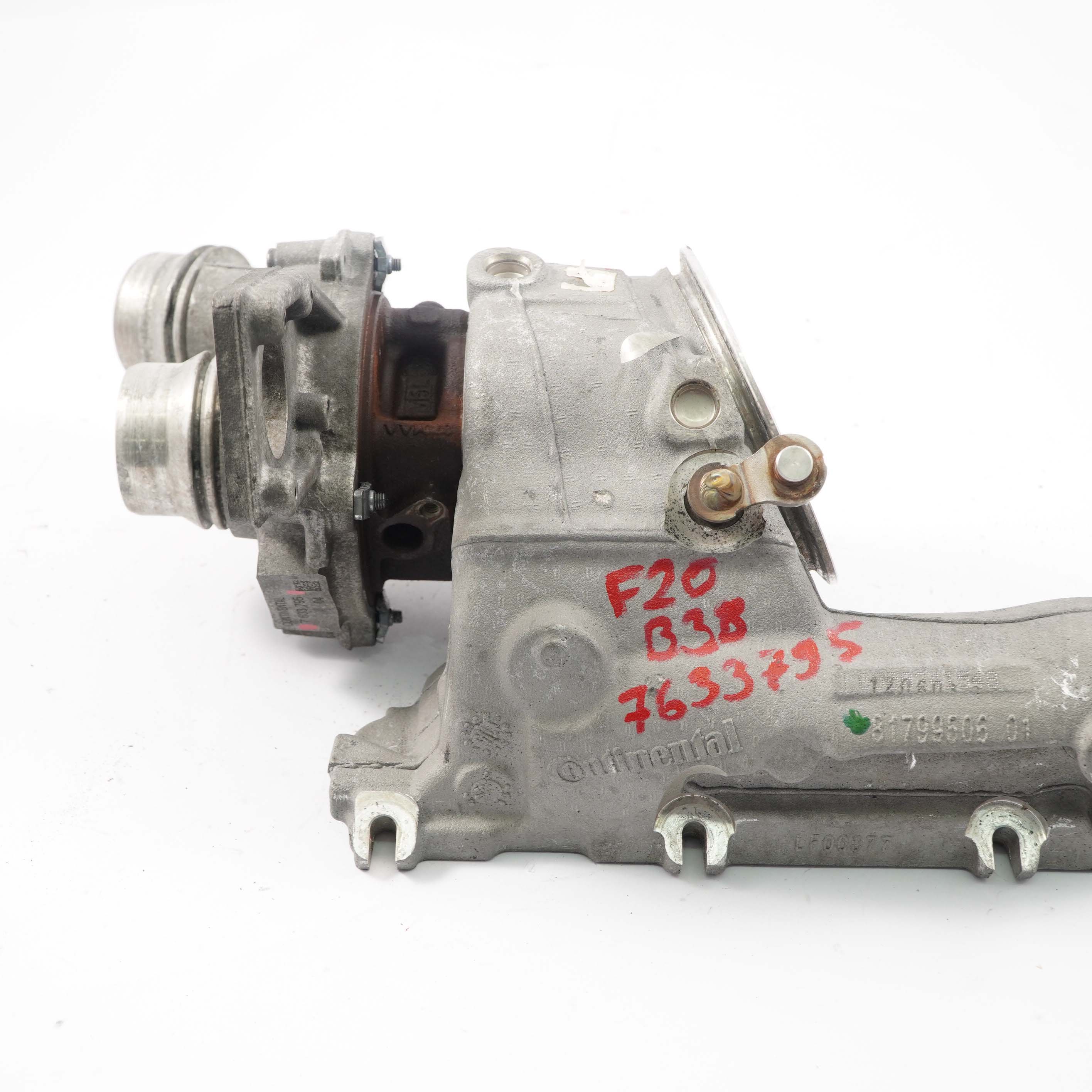 BMW 1 3 Series F20 F30 116i 118i 318i B38 Turbocharger Turbo Without Actuator