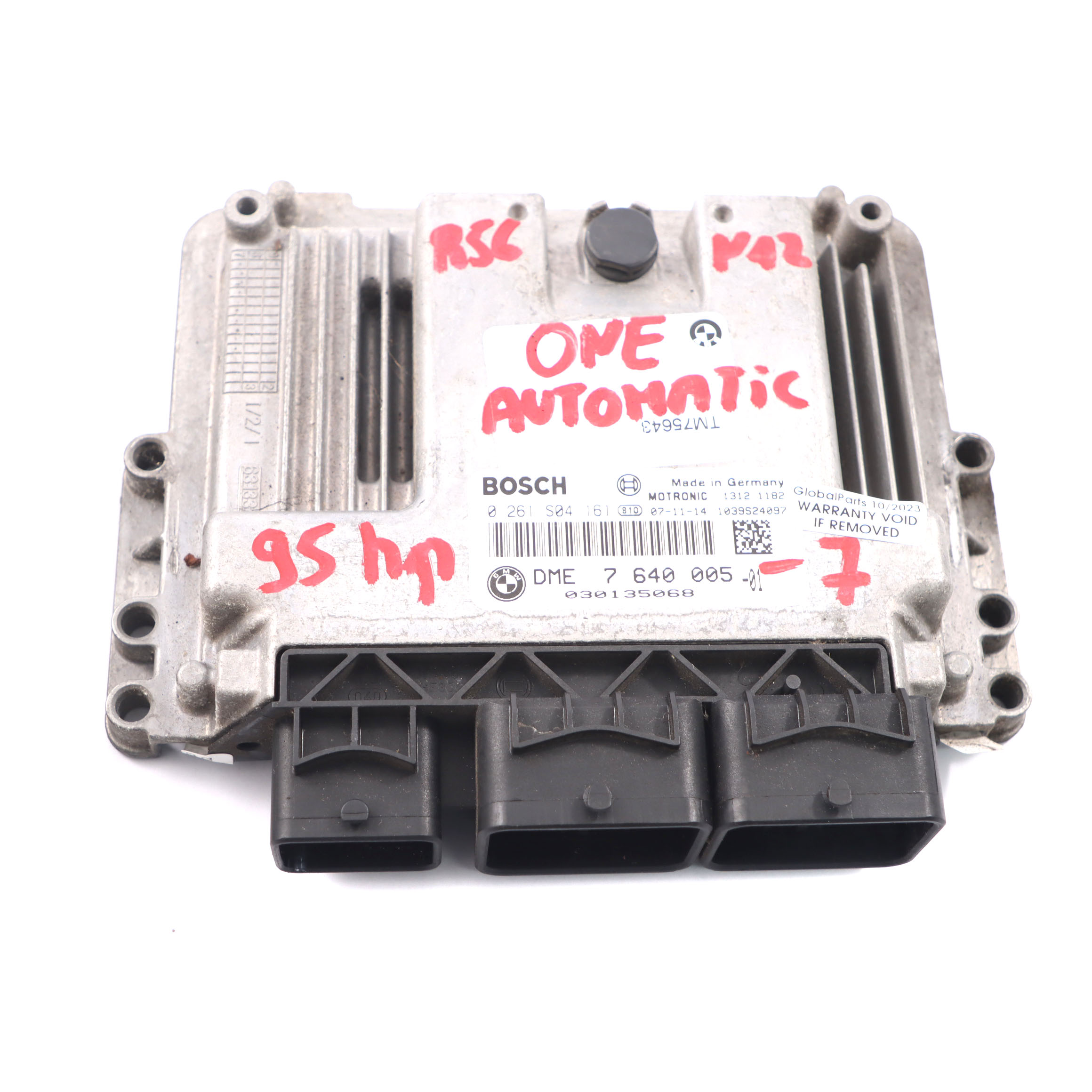 Mini One R55 R56 N12 1.4 95HP Petrol ECU Kit DME 7640005 CAS3 + Key Automatic