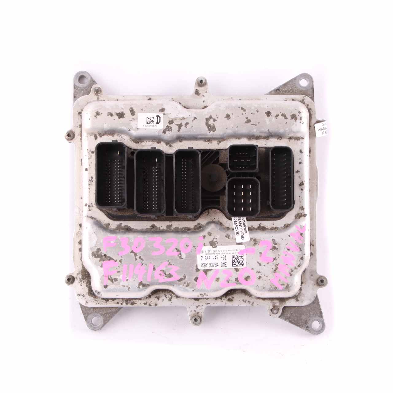 BMW F30 320i Petrol N20 ECU DME Engine Control Unit Module 7644747 FEM Key Lock