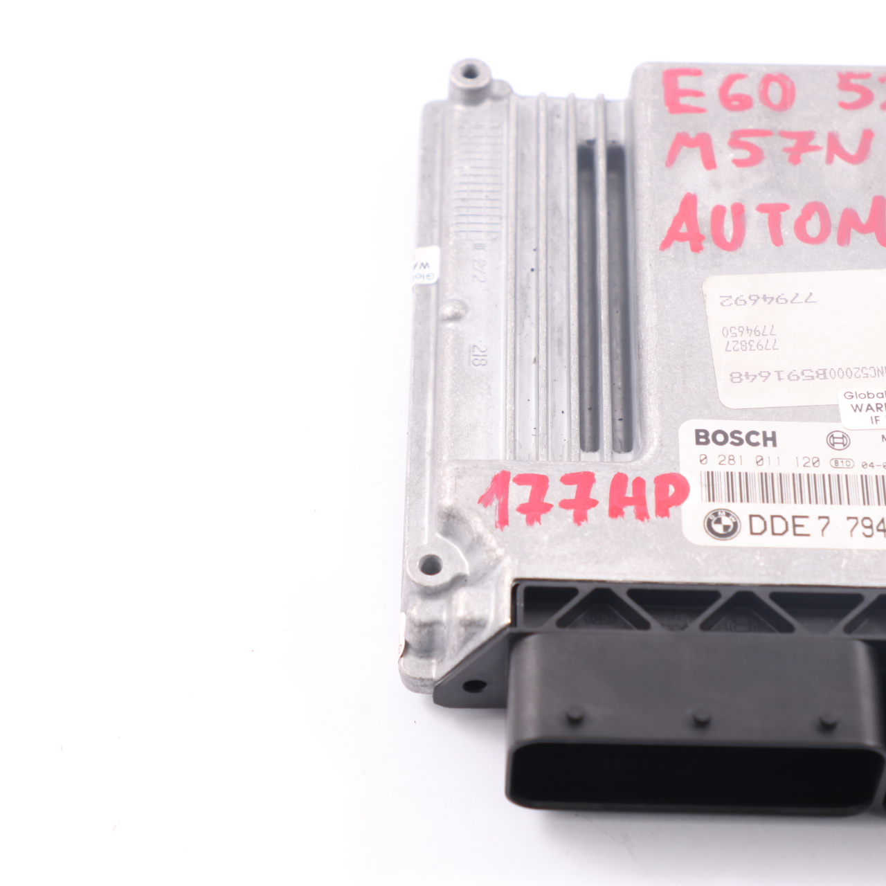 BMW E60 E61 525d Diesel M57N 177HP Engine Control ECU Kit Module DDE 7794650