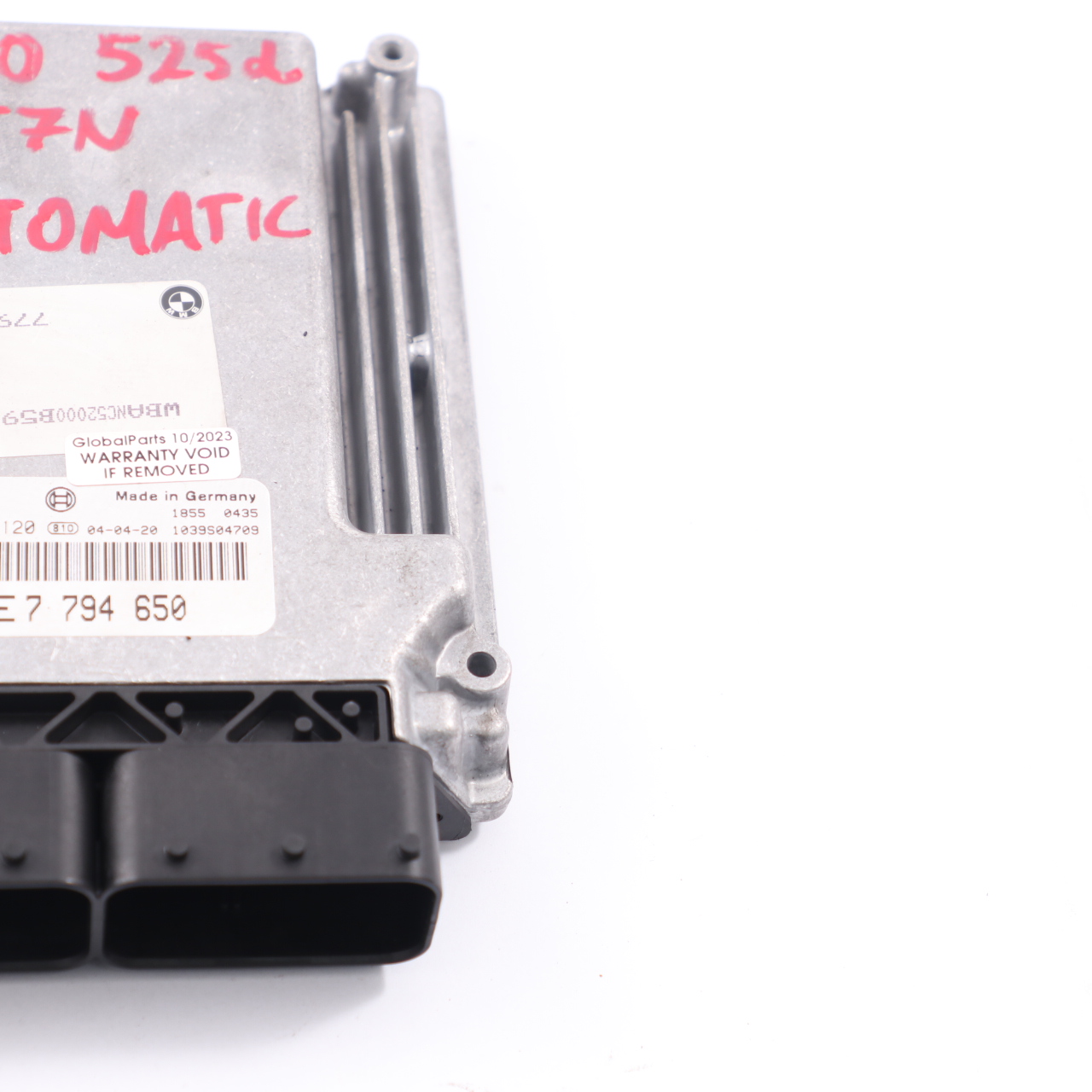 BMW E60 E61 525d Diesel M57N 177HP Engine Control ECU Kit Module DDE 7794650