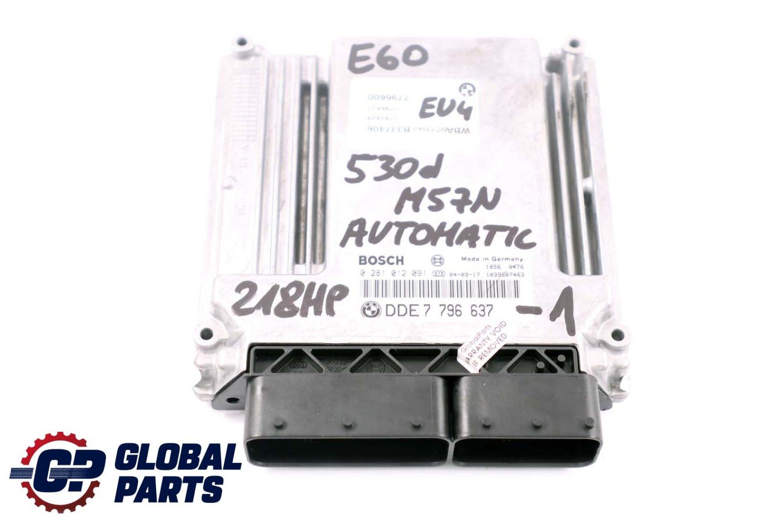 BMW 5 Series E60 E61 530d M57N 218HP ECU Kit DDE 7796637 + CAS2 + Key Automatic