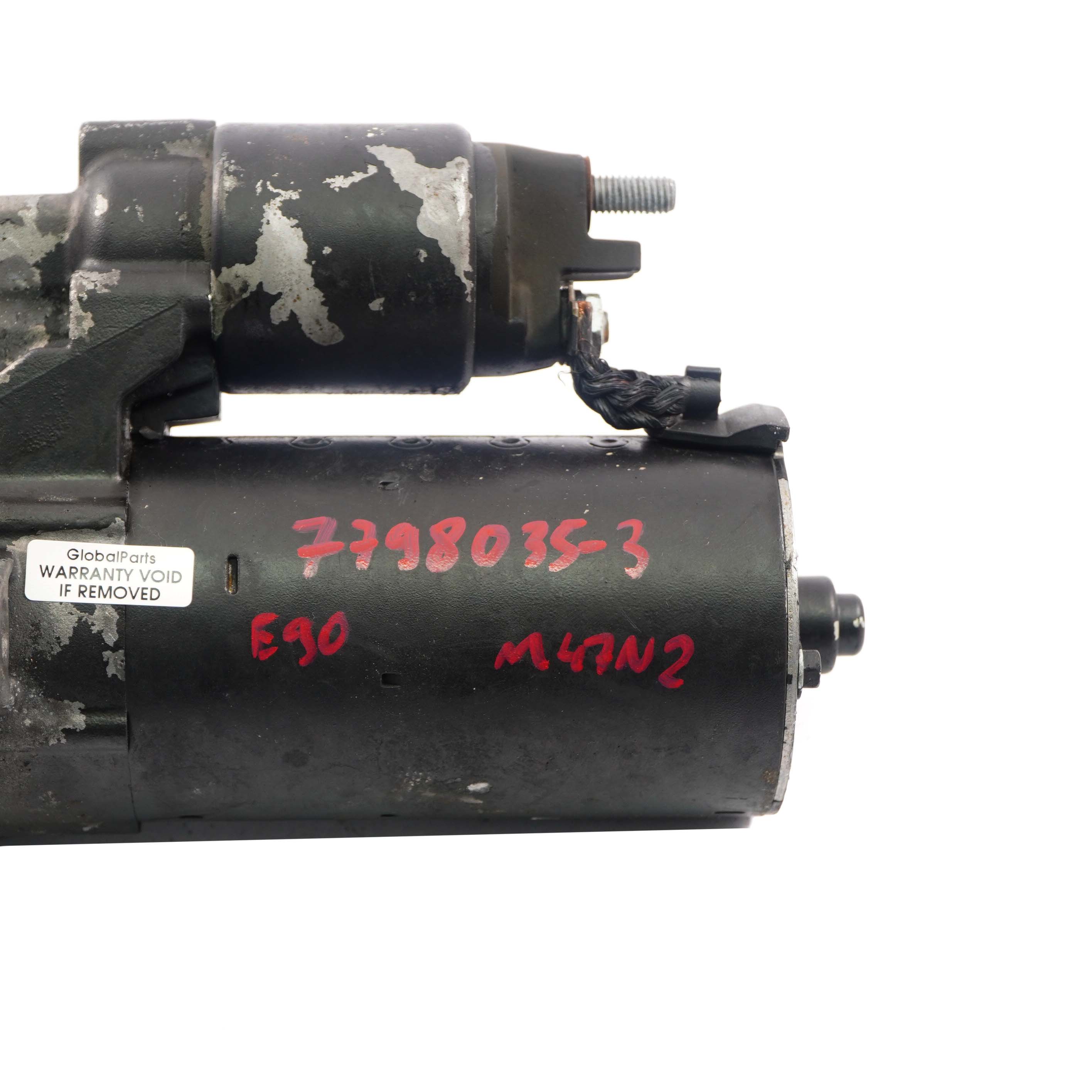 BMW 1 3 5 E60 E61 E87 E90 E91 M47N2 M57N2 Starter Motor 7798035