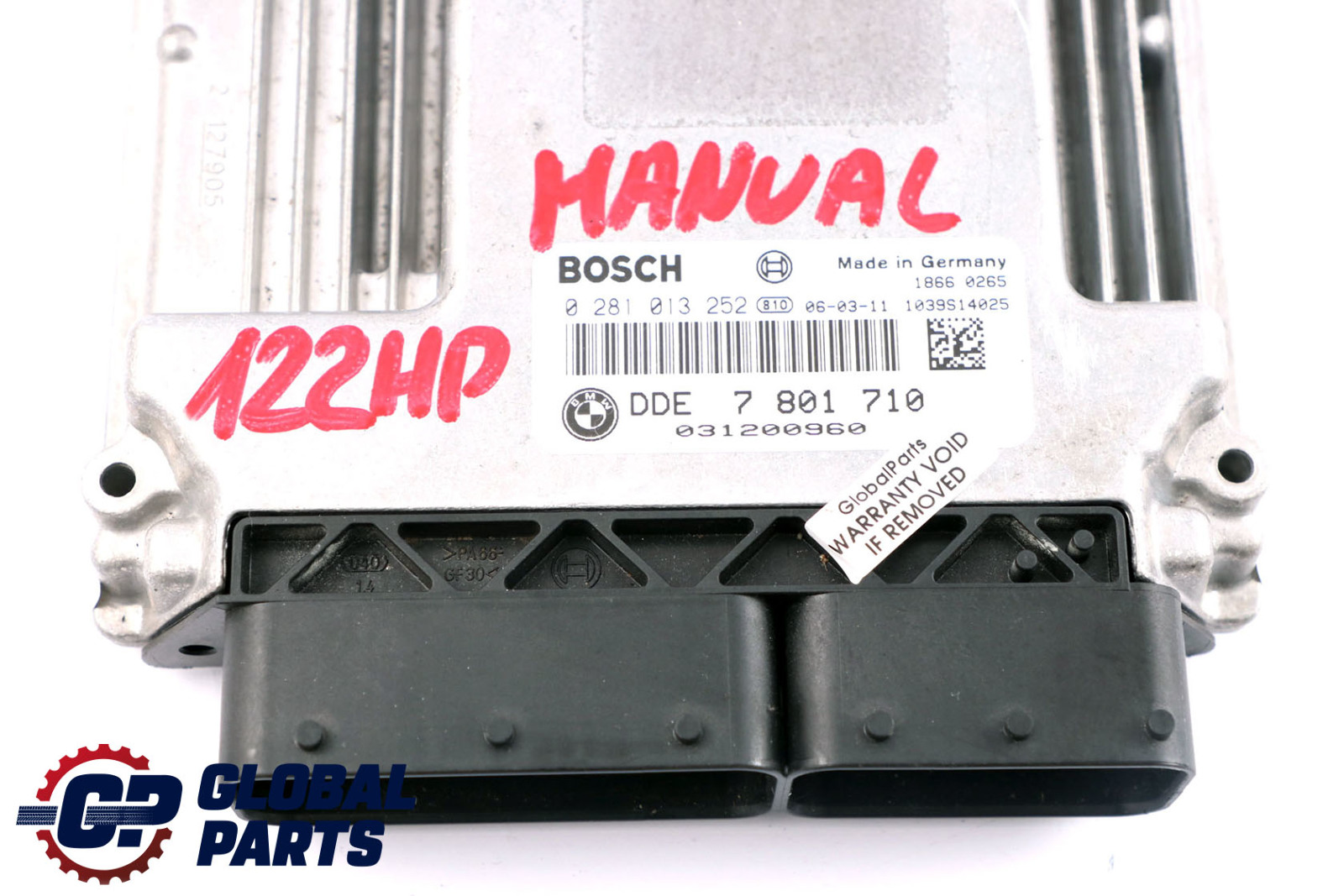 BMW E87 E90 E91 118d 318d M47N2 Engine Control Unit ECU DDE 7801710 Manual