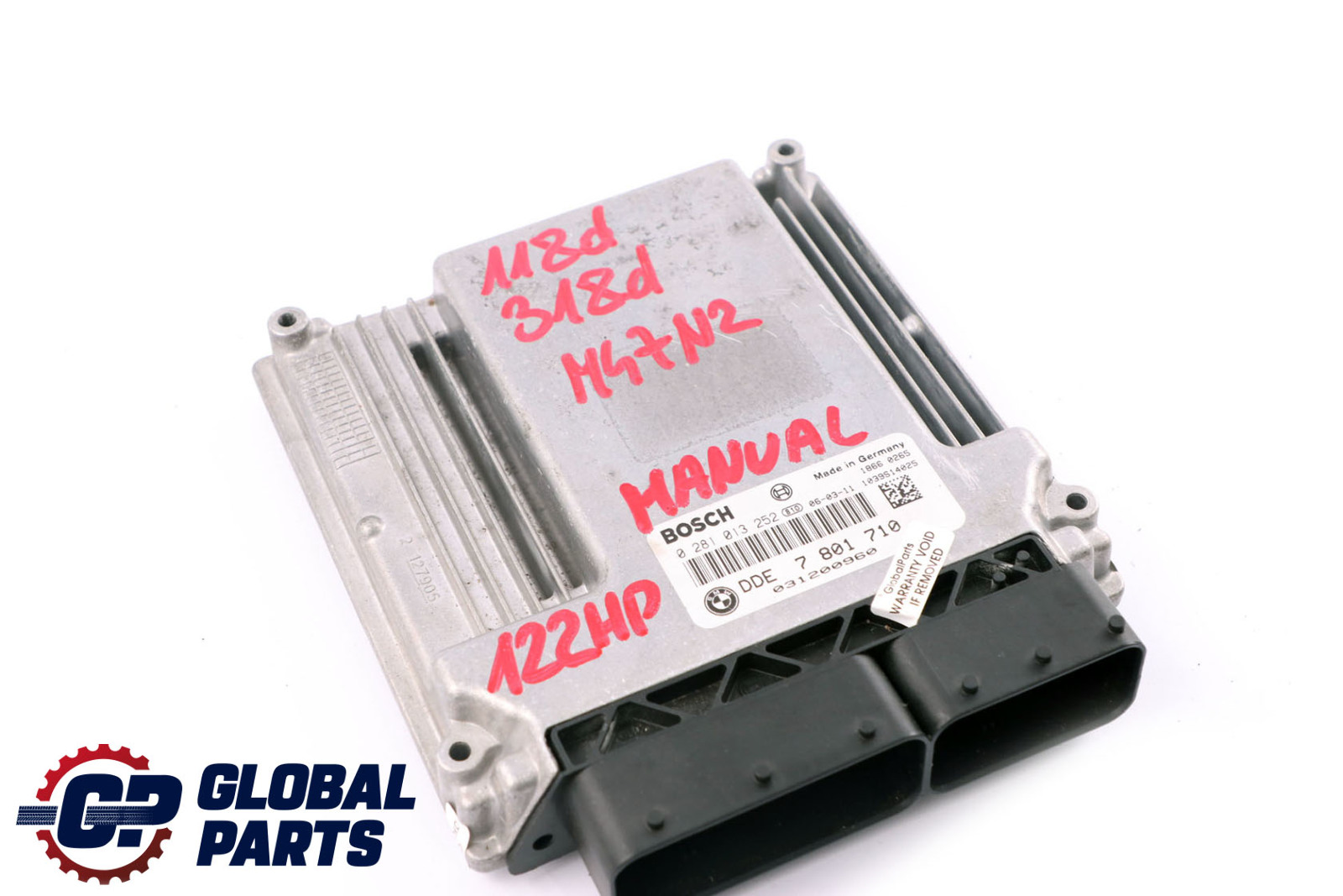 BMW E87 E90 E91 118d 318d M47N2 Engine Control Unit ECU DDE 7801710 Manual