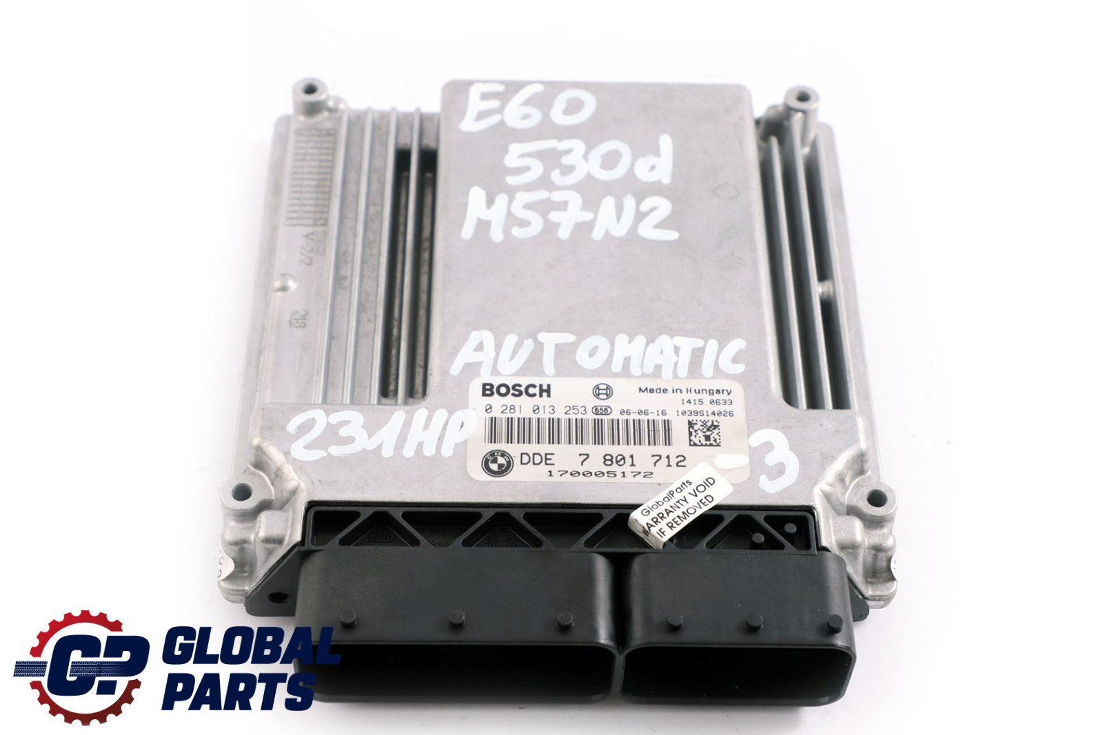 BMW 3 5 Series E60 E90 330d 530d M57N2 ECU Engine Kit DDE 7801712 CAS2 + Key