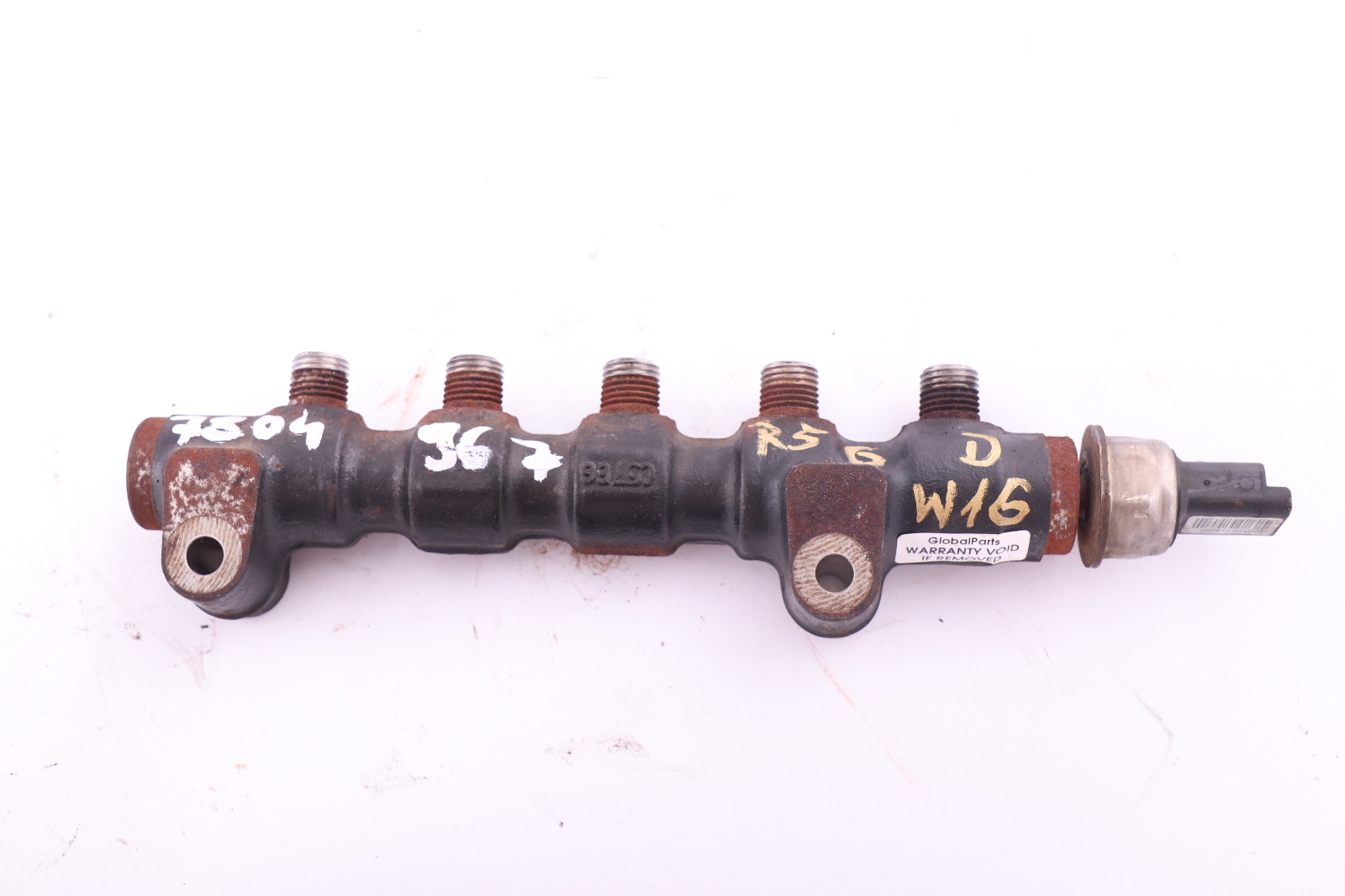 Mini Cooper D R55 R56 W16 Fuel Injector High Pressure Rail Accumulator