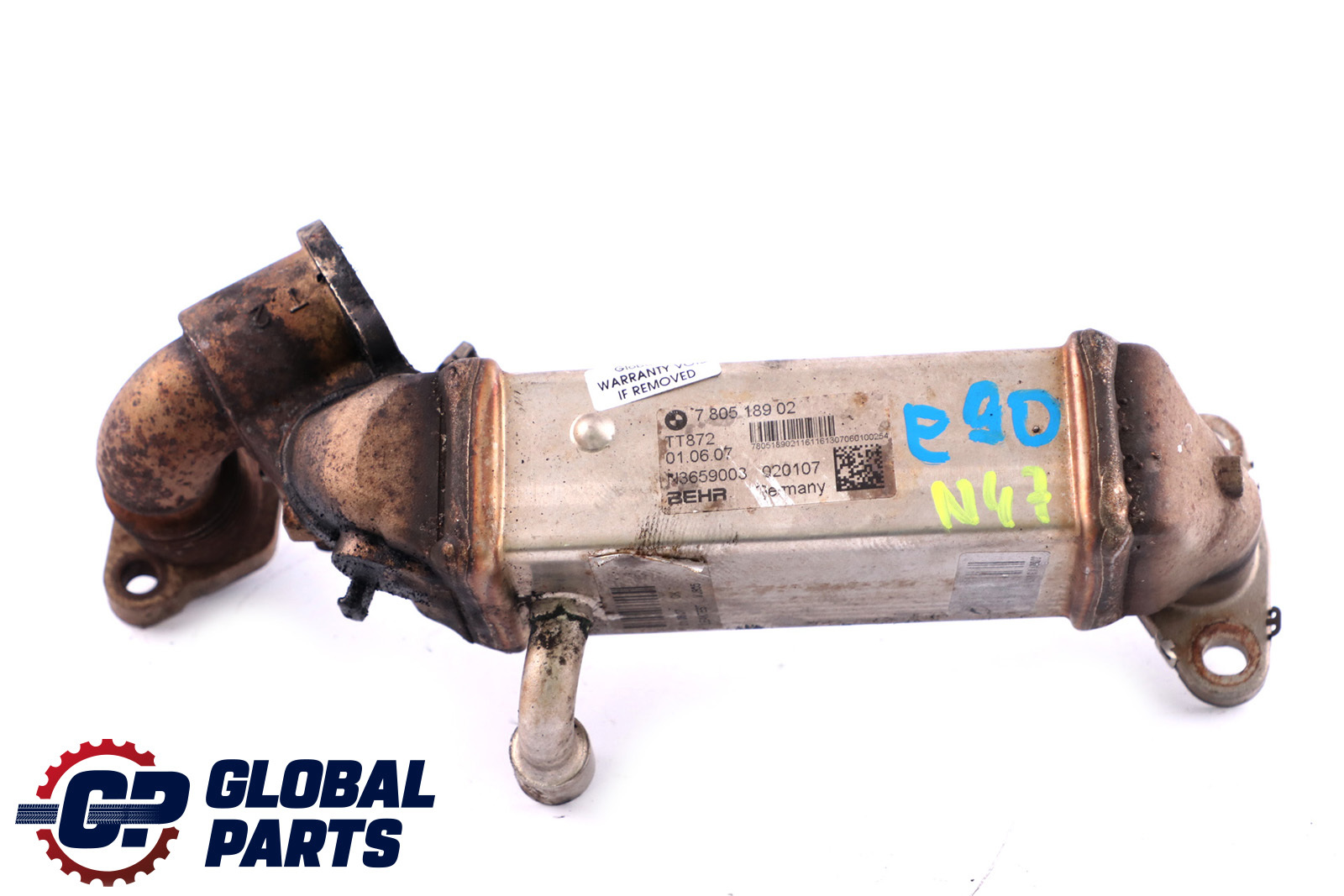 BMW 1 3 Series E81 E87 LCI E90 E91 N47 Exhaust Manifold EGR Gas Cooler 7805189